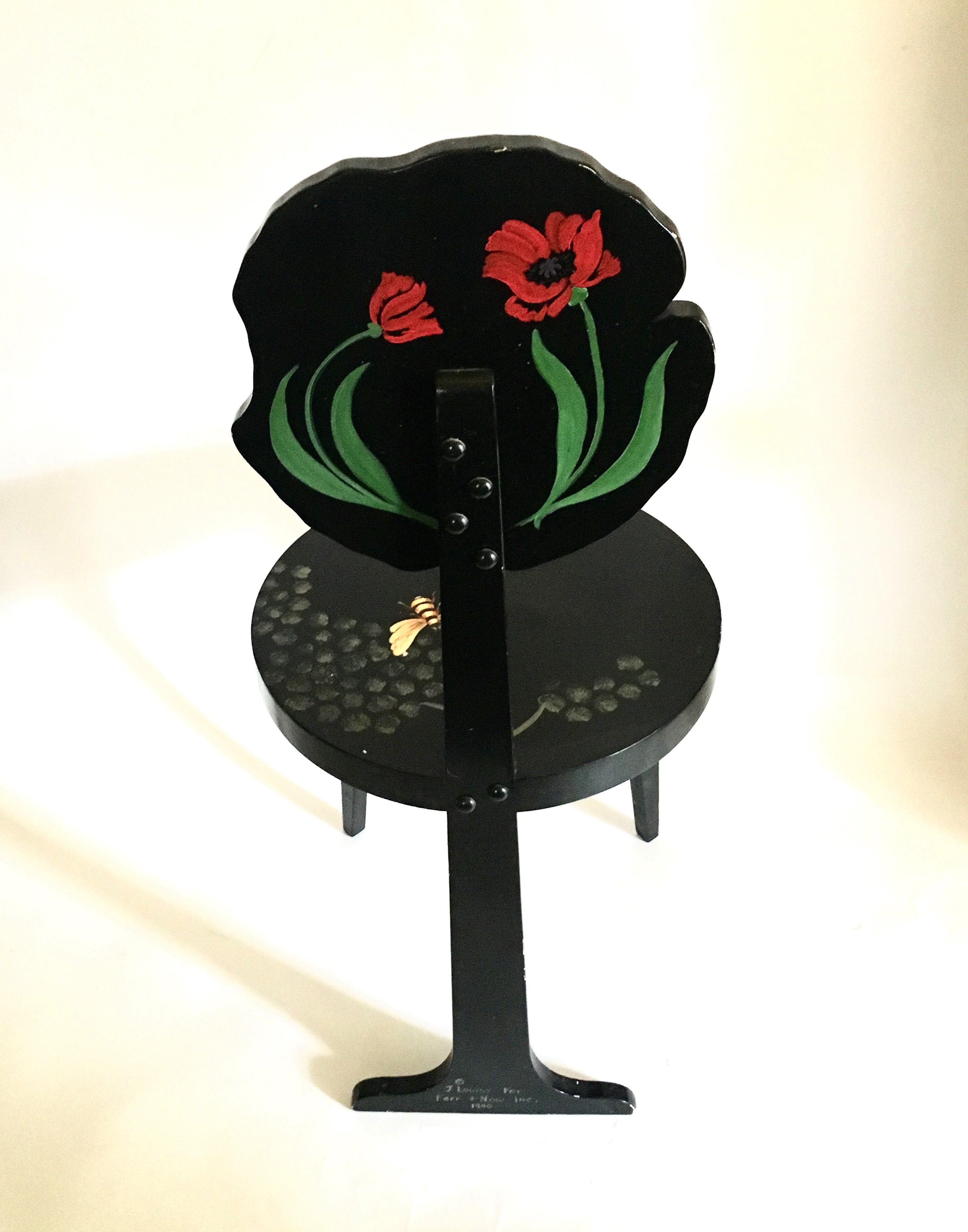 Hand Crafted Figural "Poppy" Chair