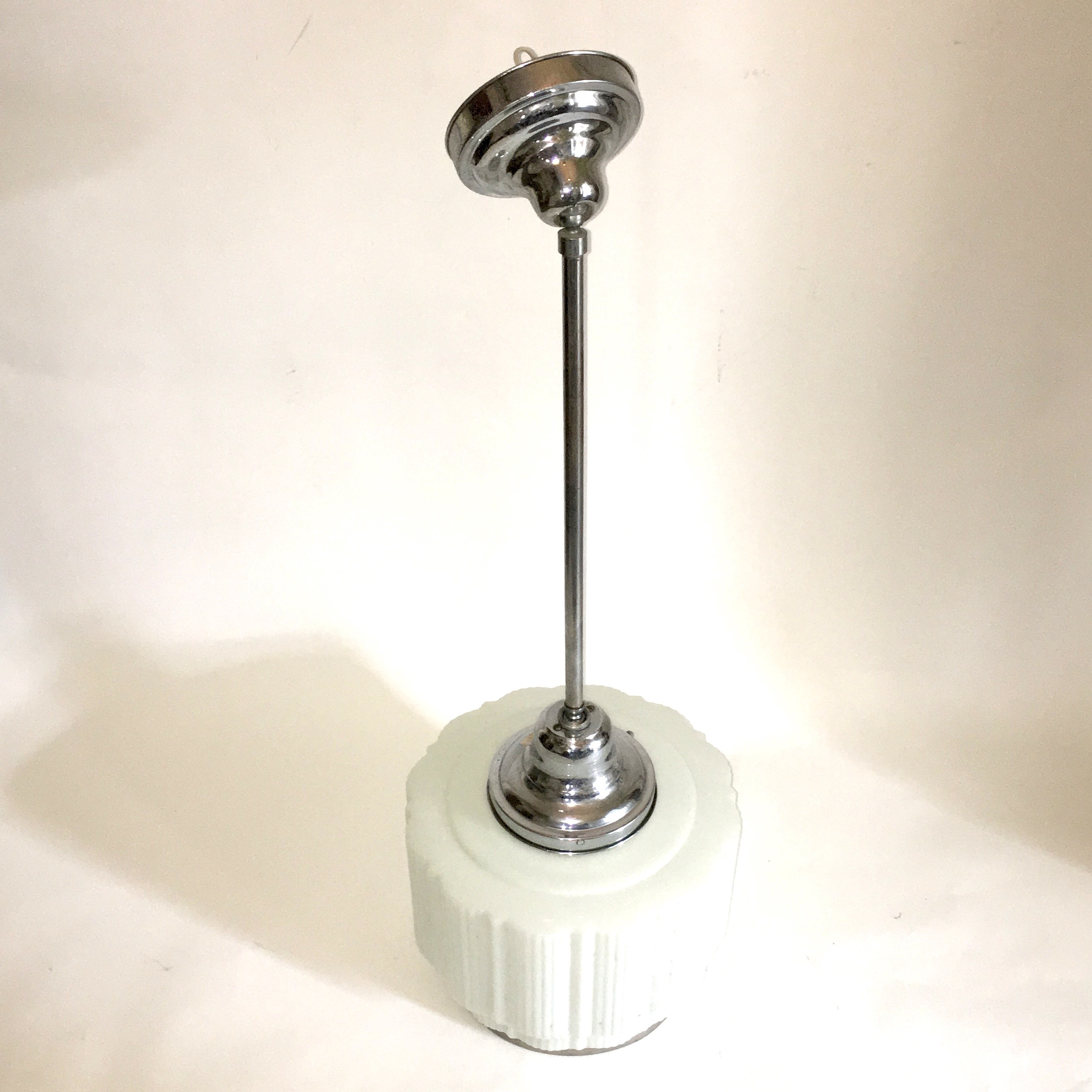 Vintage Art Deco Pendant Light Fixture
