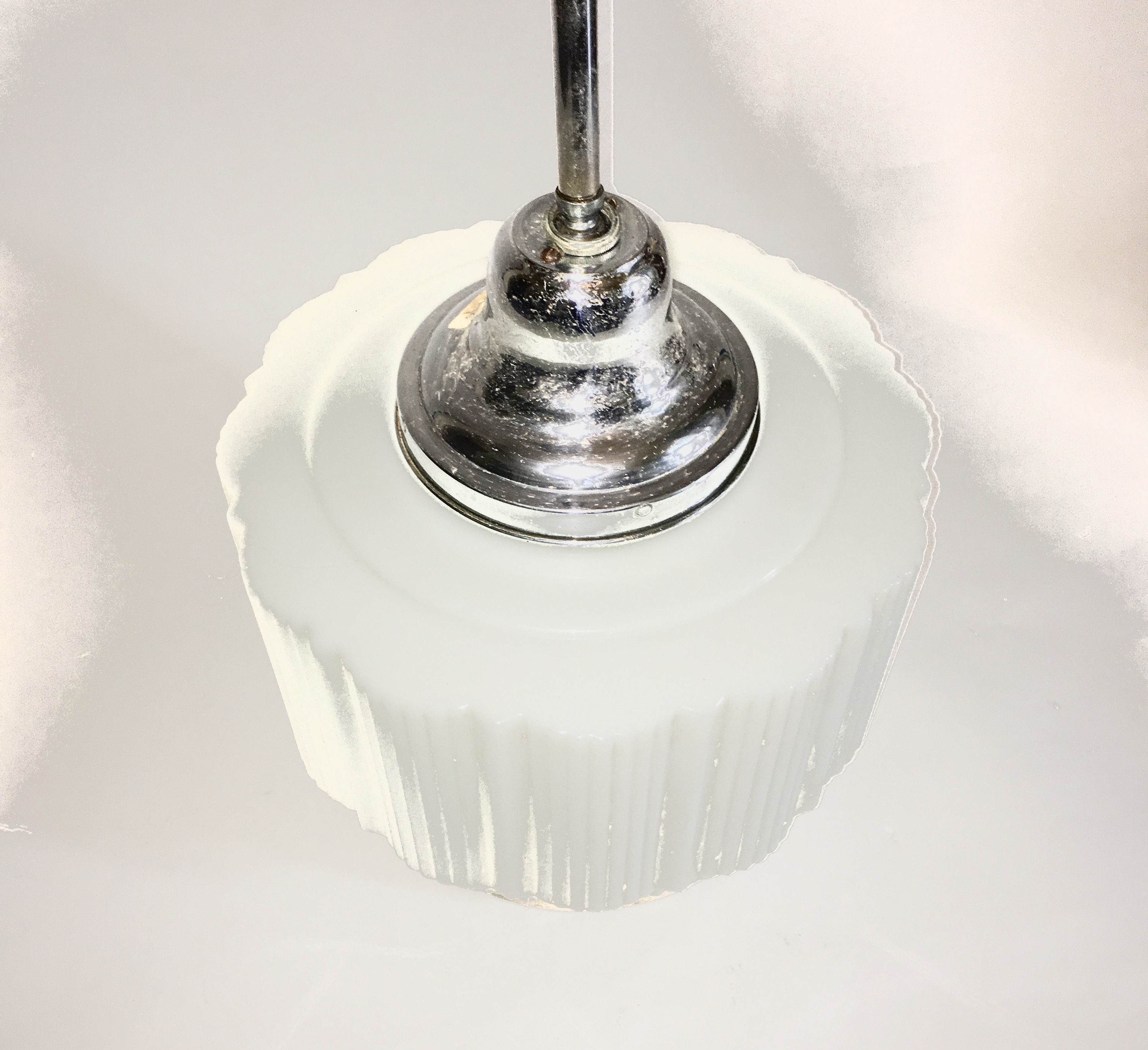 Vintage Art Deco Pendant Light Fixture