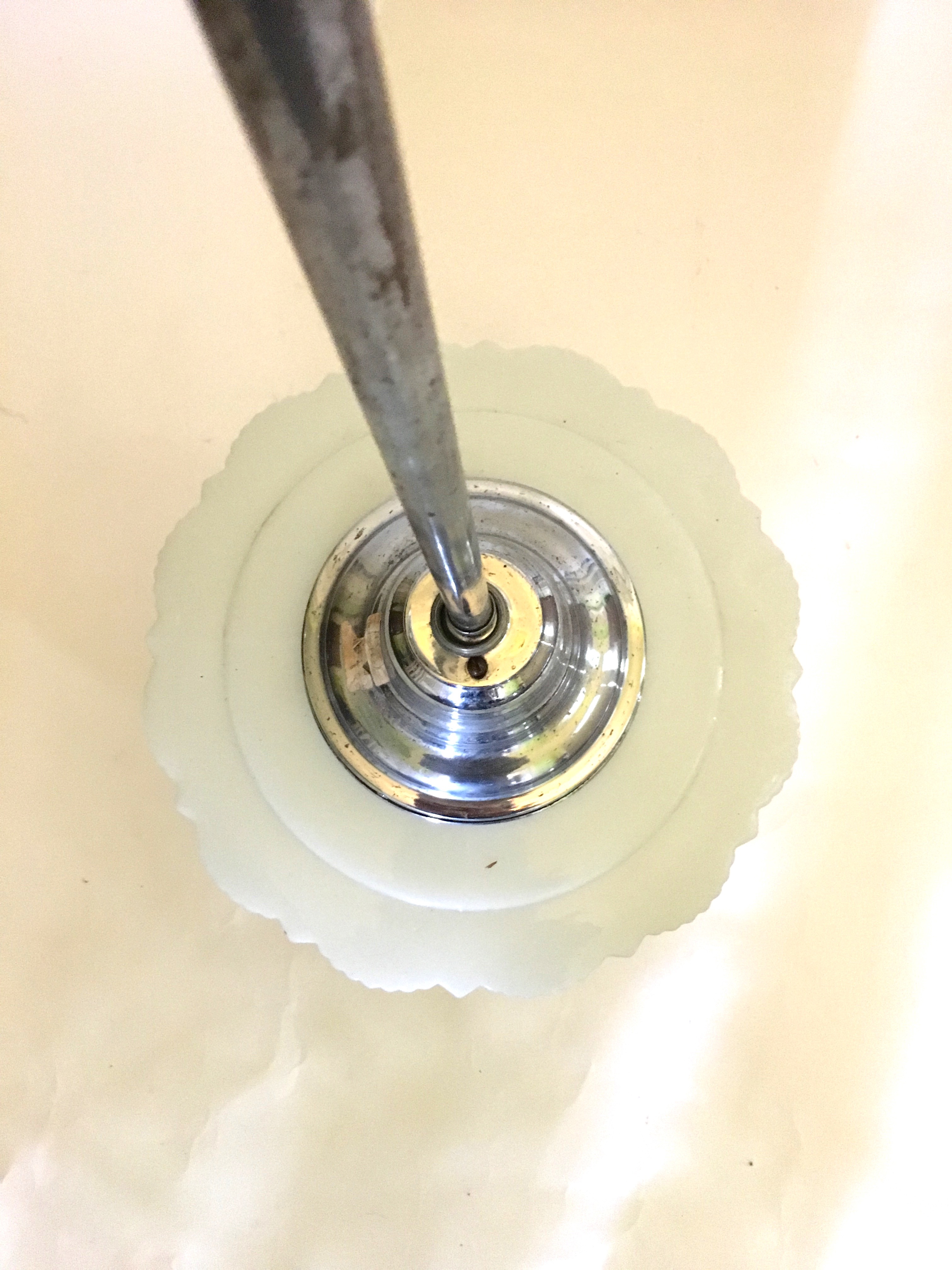 Vintage Art Deco Pendant Light Fixture