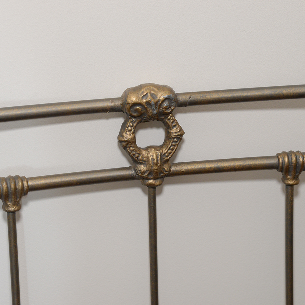 Victorian Style Twin Size Metal Bed Frame