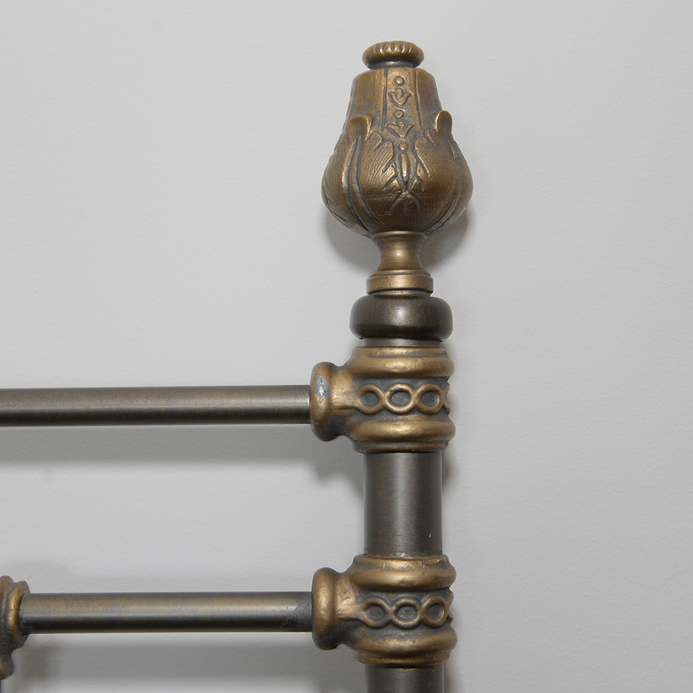 Victorian Style Twin Size Metal Bed Frame