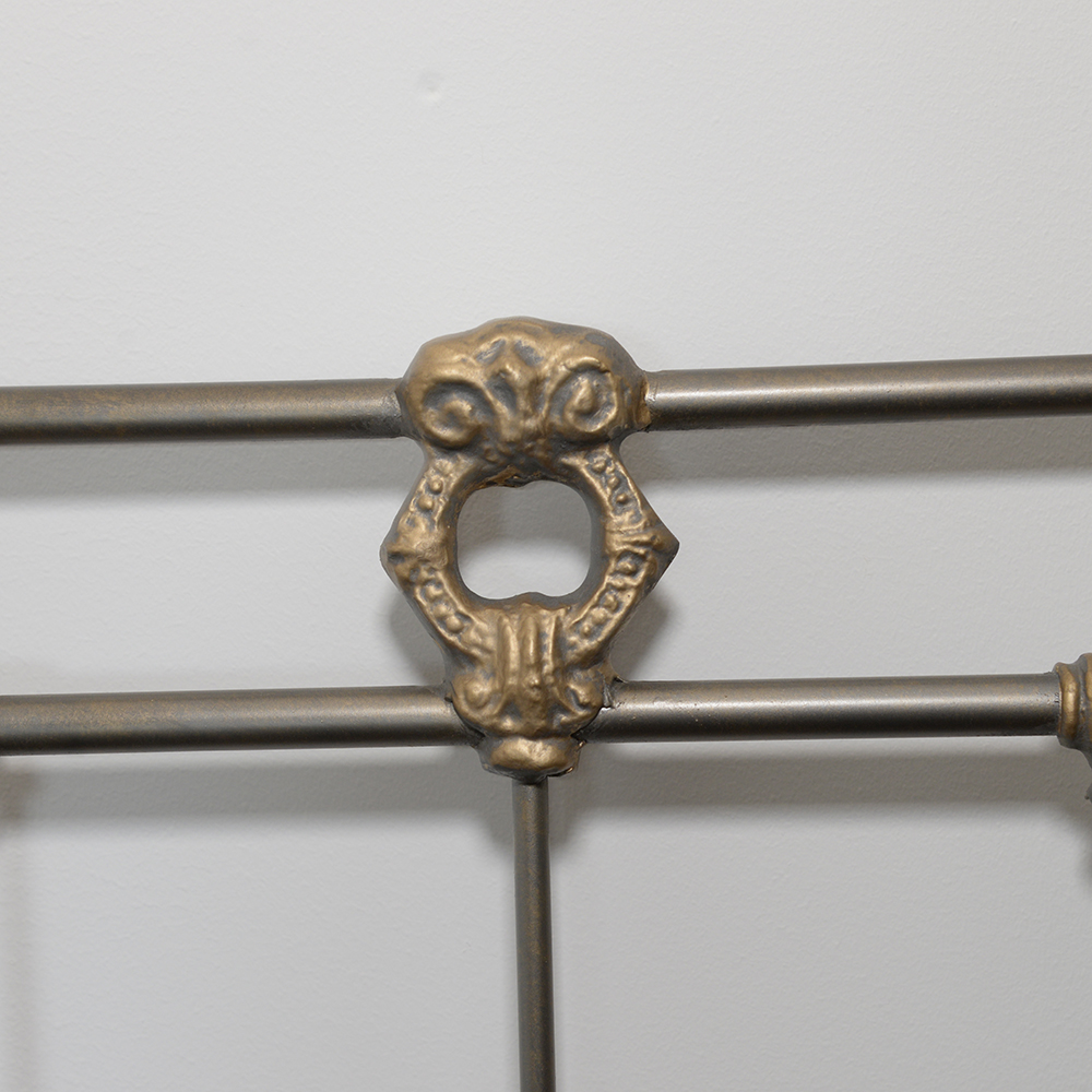 Victorian Style Twin Size Metal Bed Frame