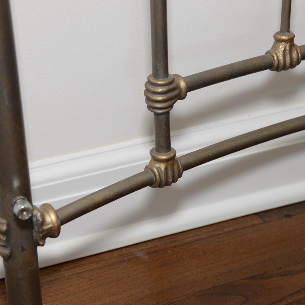 Victorian Style Twin Size Metal Bed Frame