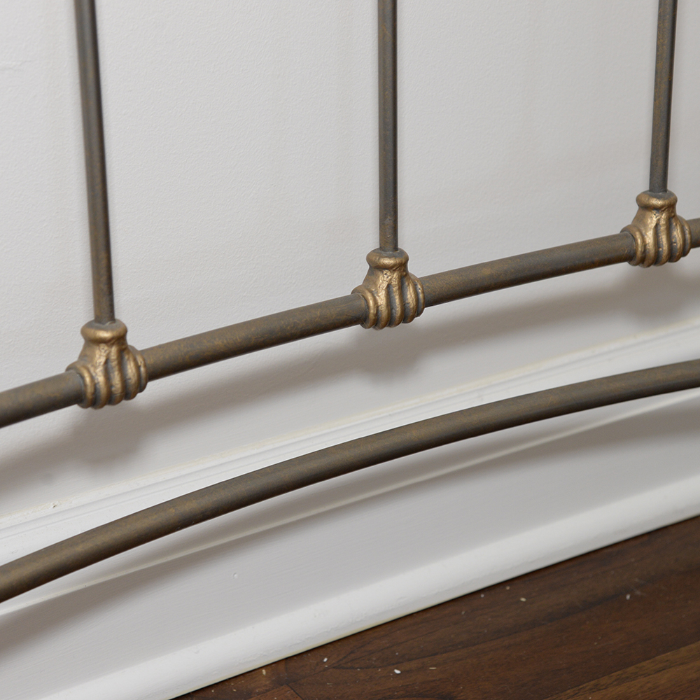 Victorian Style Twin Size Metal Bed Frame