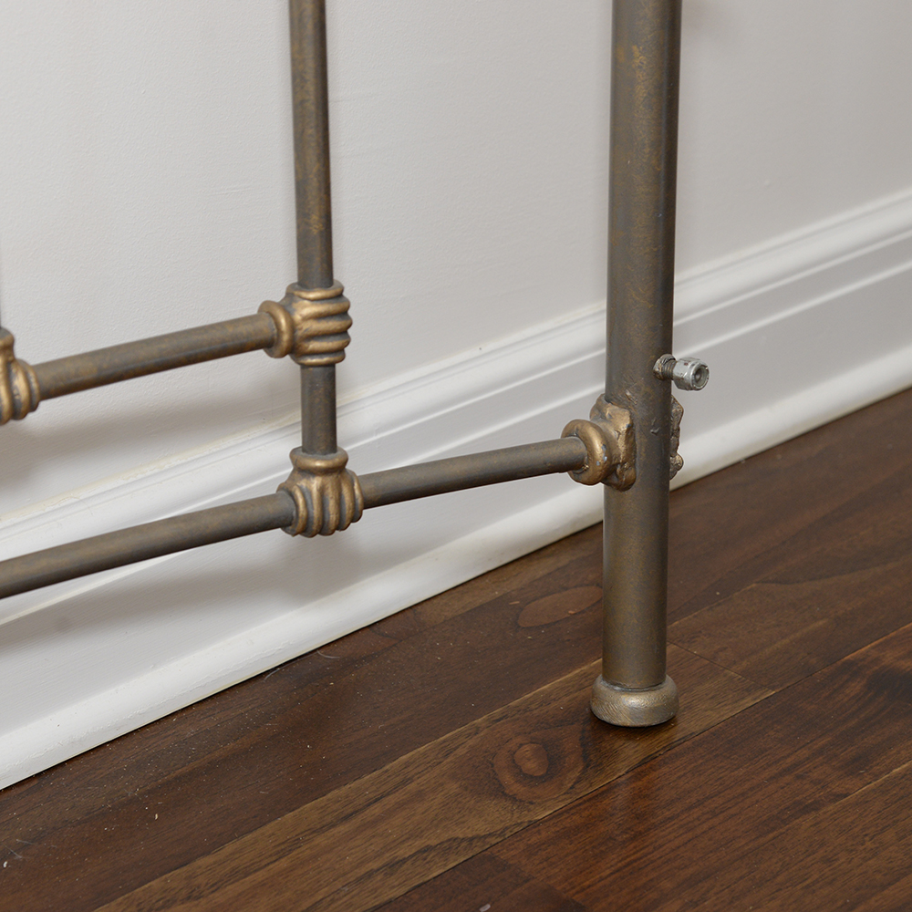 Victorian Style Twin Size Metal Bed Frame