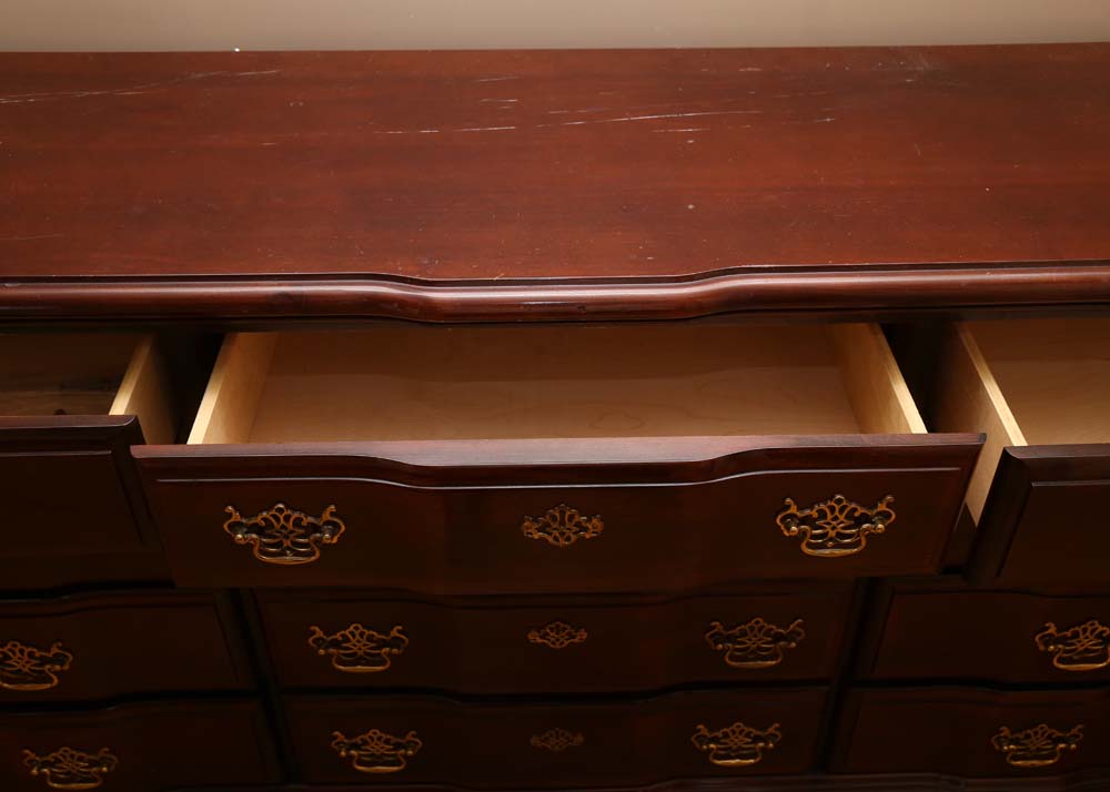 Vaughan Bassett Chippendale Style Twelve-Drawer Dresser