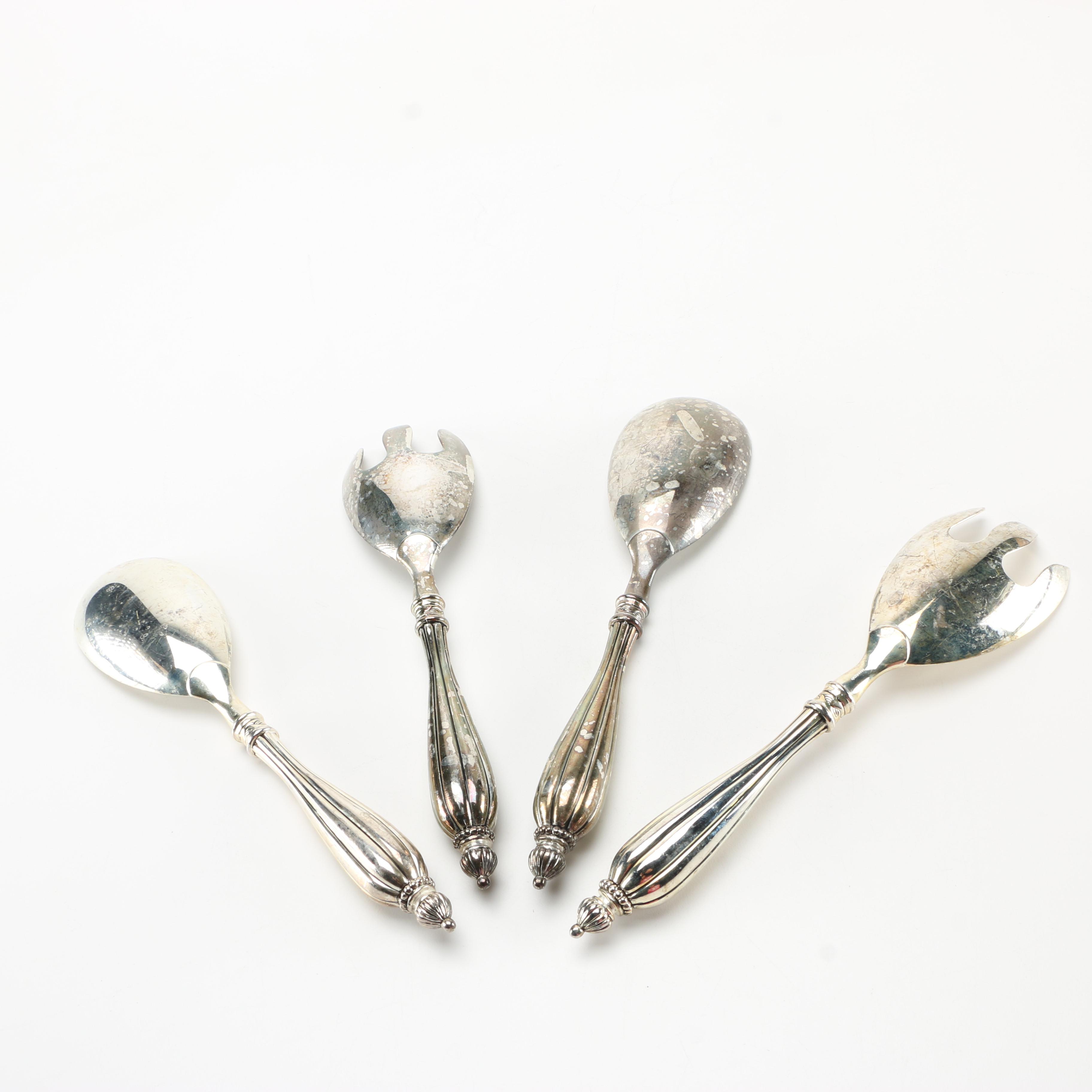Silver Plate Utensils Featuring National Silver Co