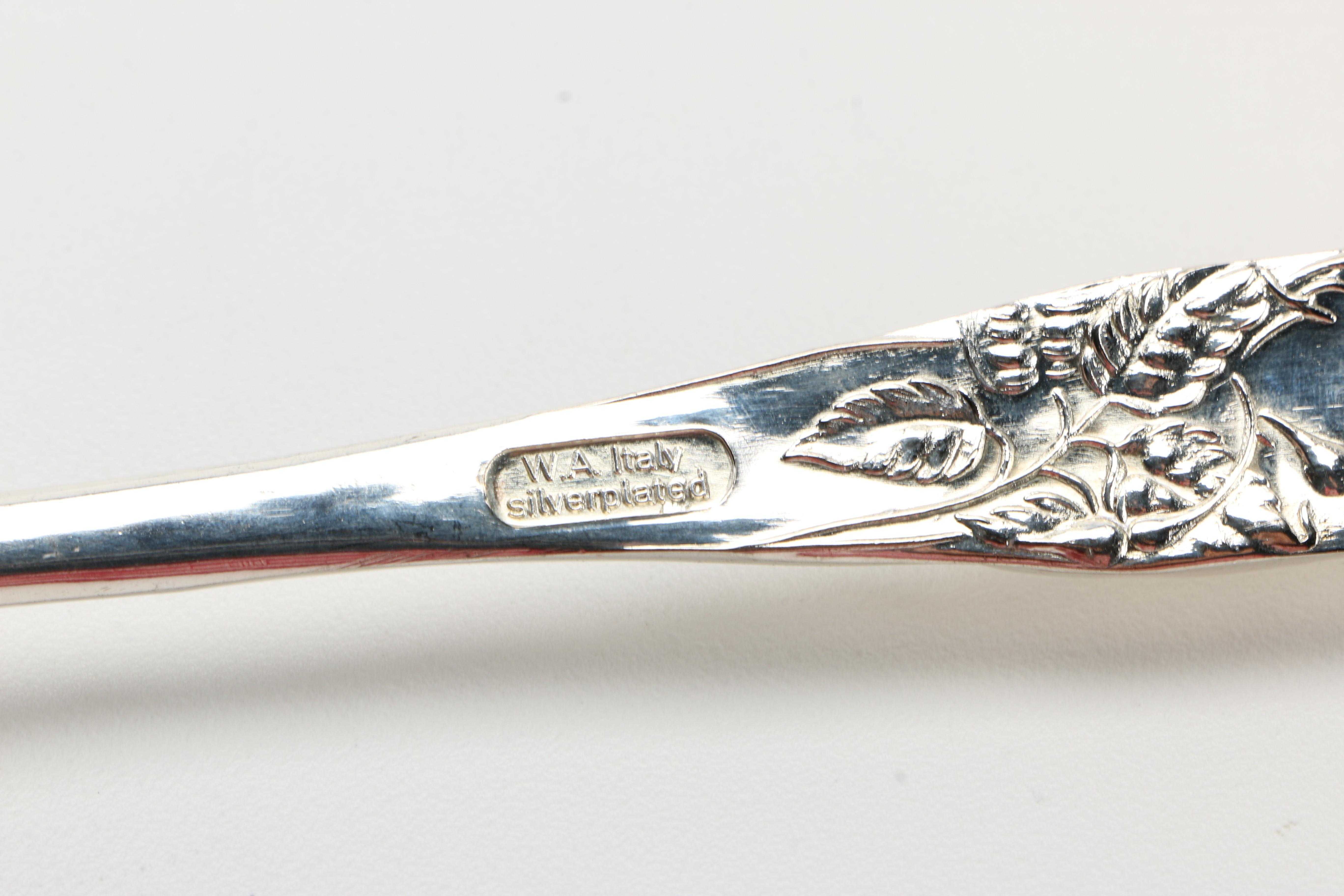 Silver Plate Utensils Featuring National Silver Co