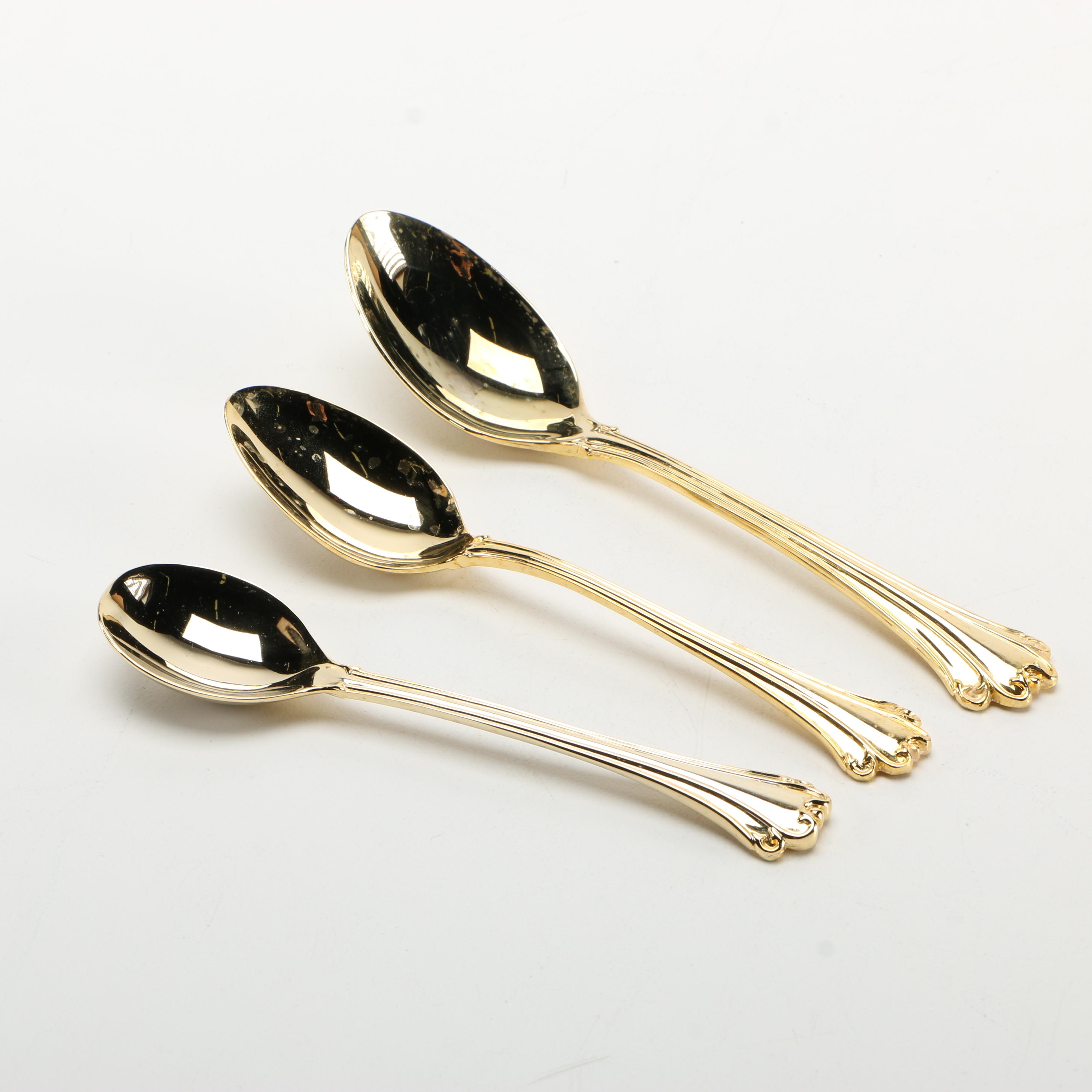 International Silver "Golden American Chippendale" and Jean Dubost "Laguiole" Flatware