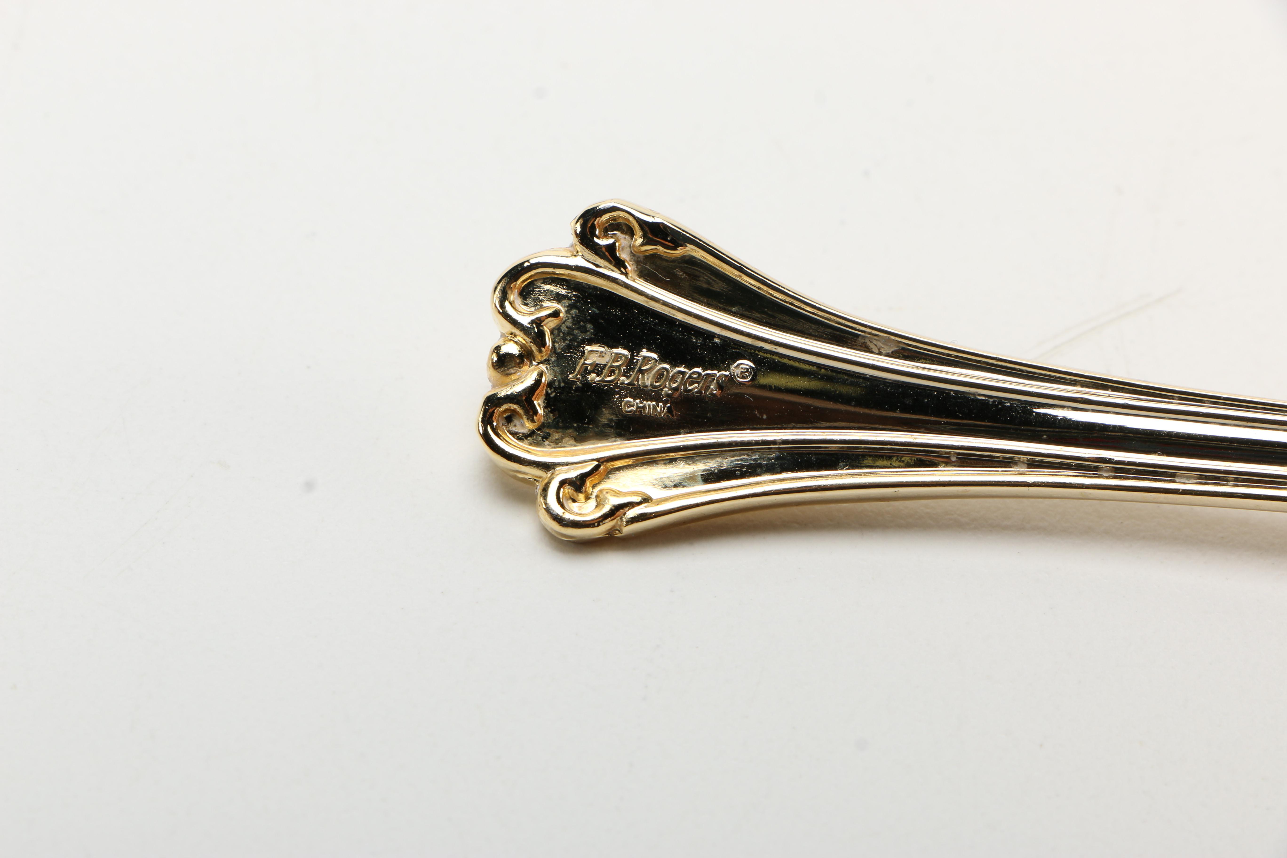 International Silver "Golden American Chippendale" and Jean Dubost "Laguiole" Flatware