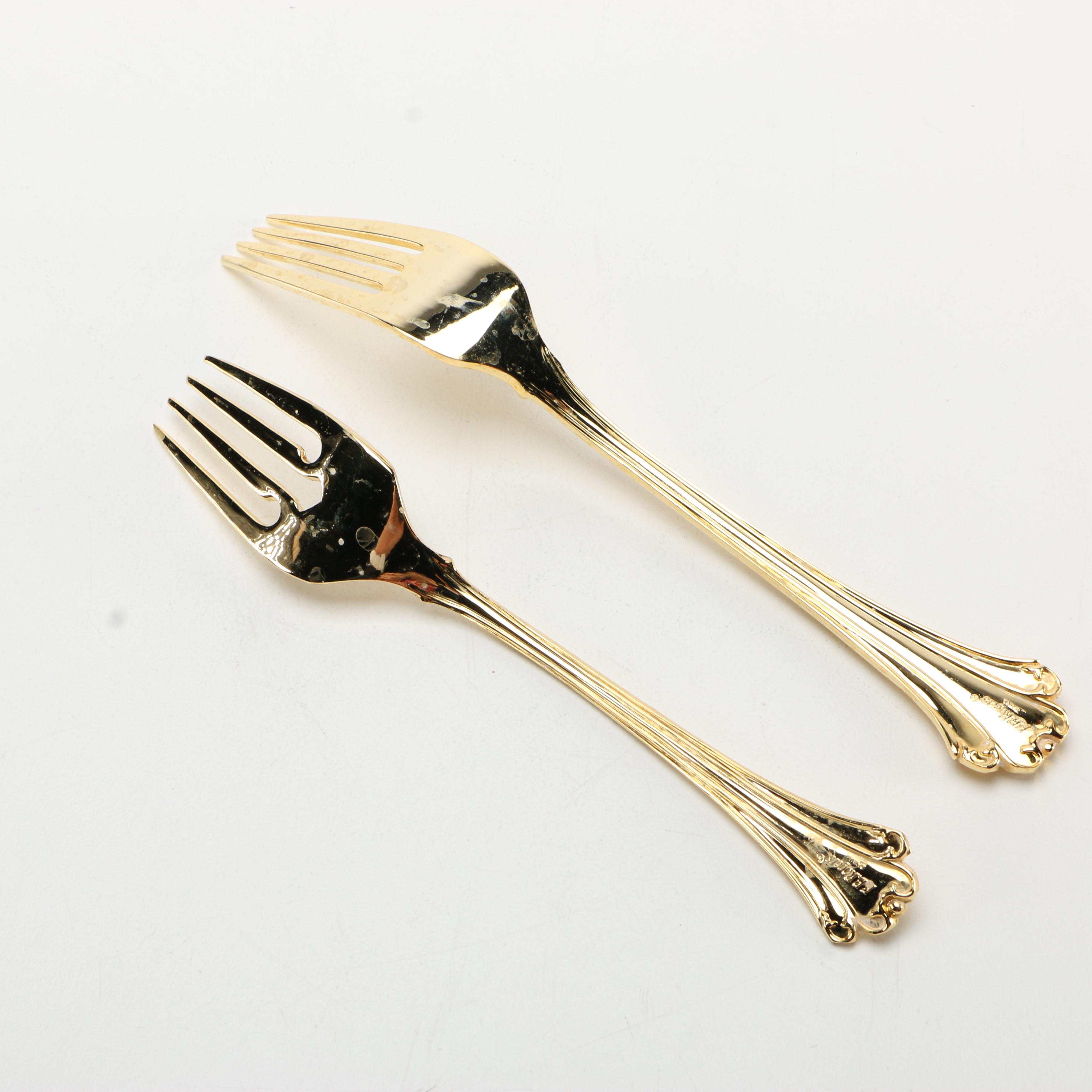 International Silver "Golden American Chippendale" and Jean Dubost "Laguiole" Flatware