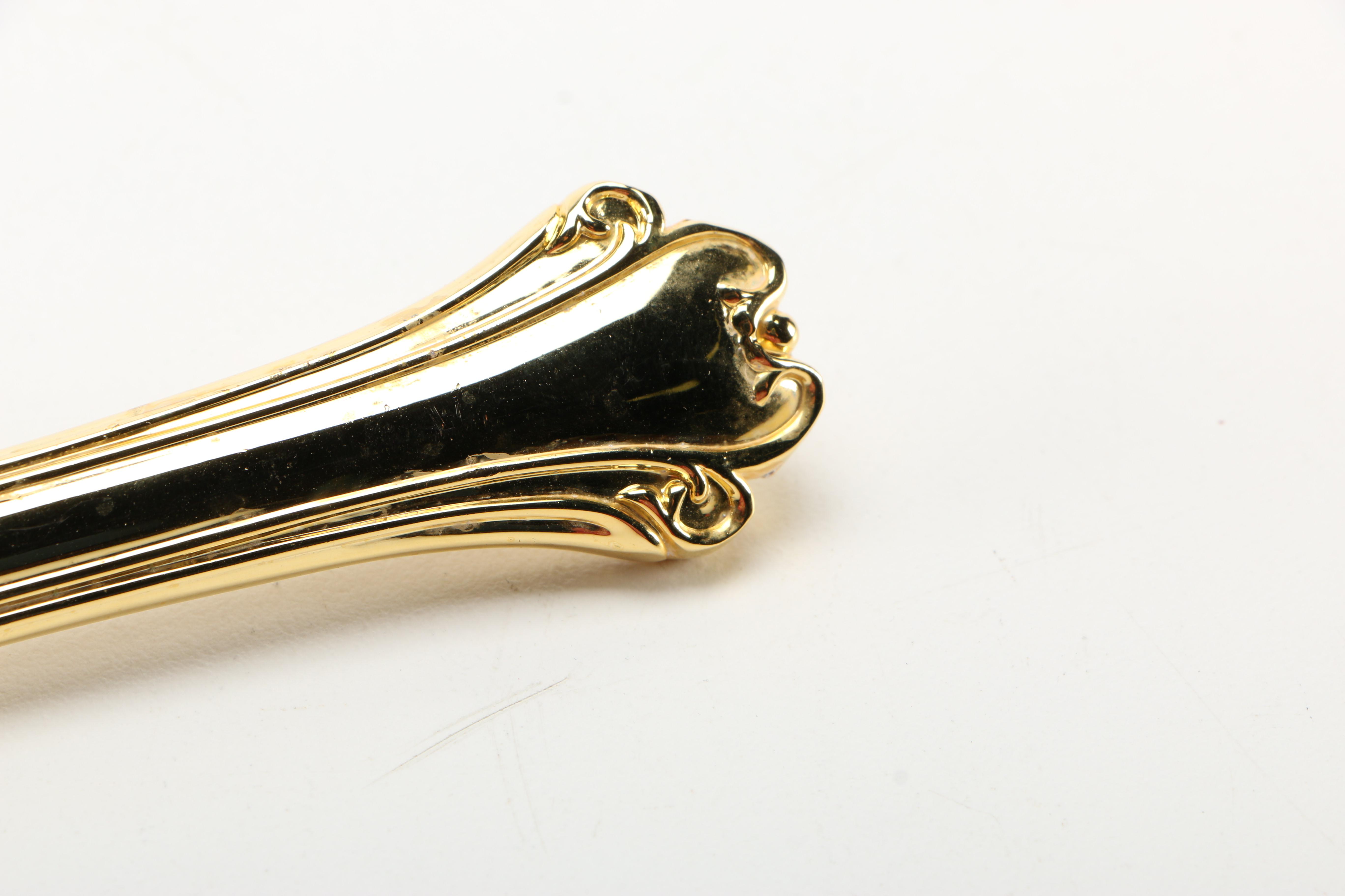 International Silver "Golden American Chippendale" and Jean Dubost "Laguiole" Flatware