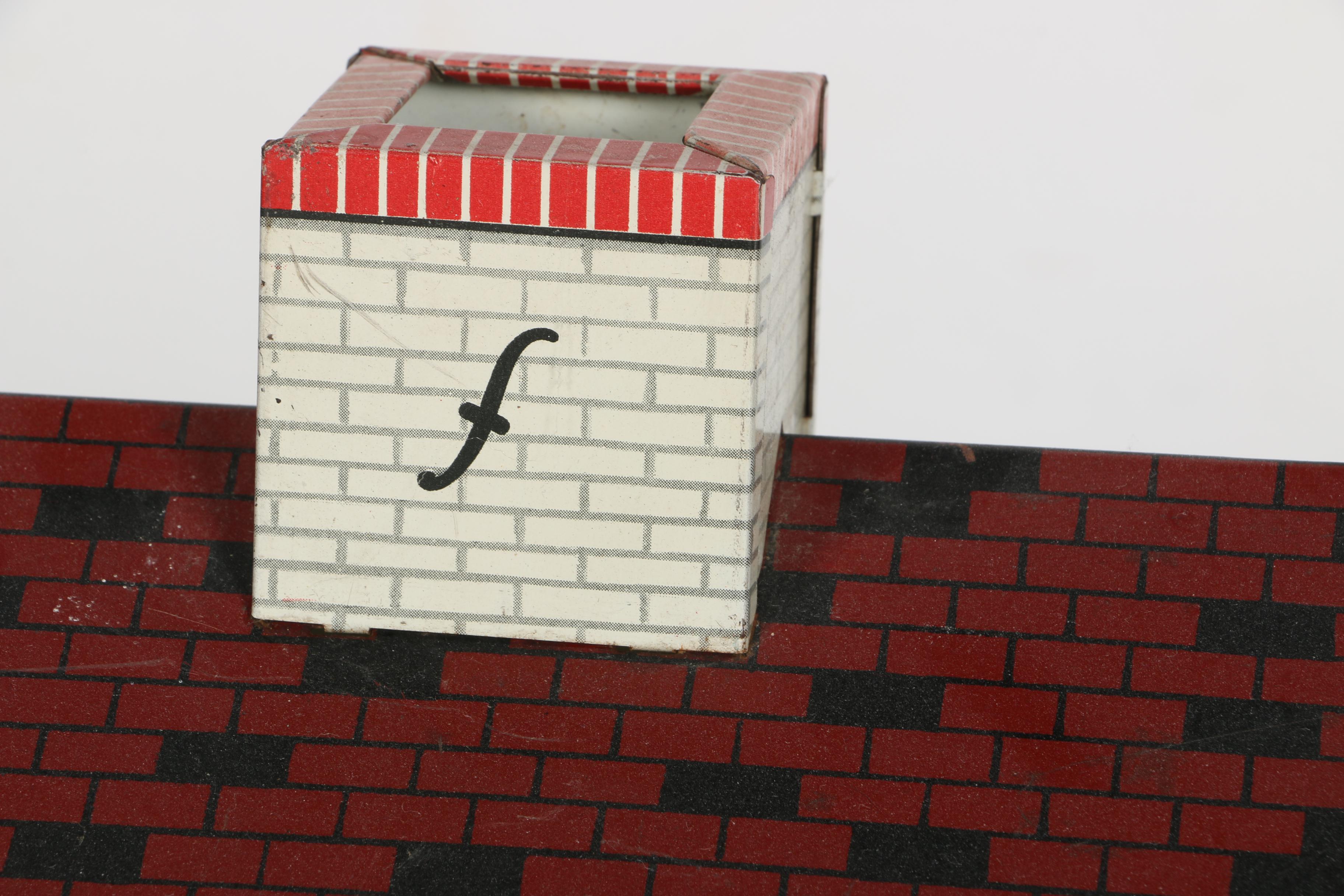 1948 F.W. Woodworth Playsteel Tin-Litho Doll House