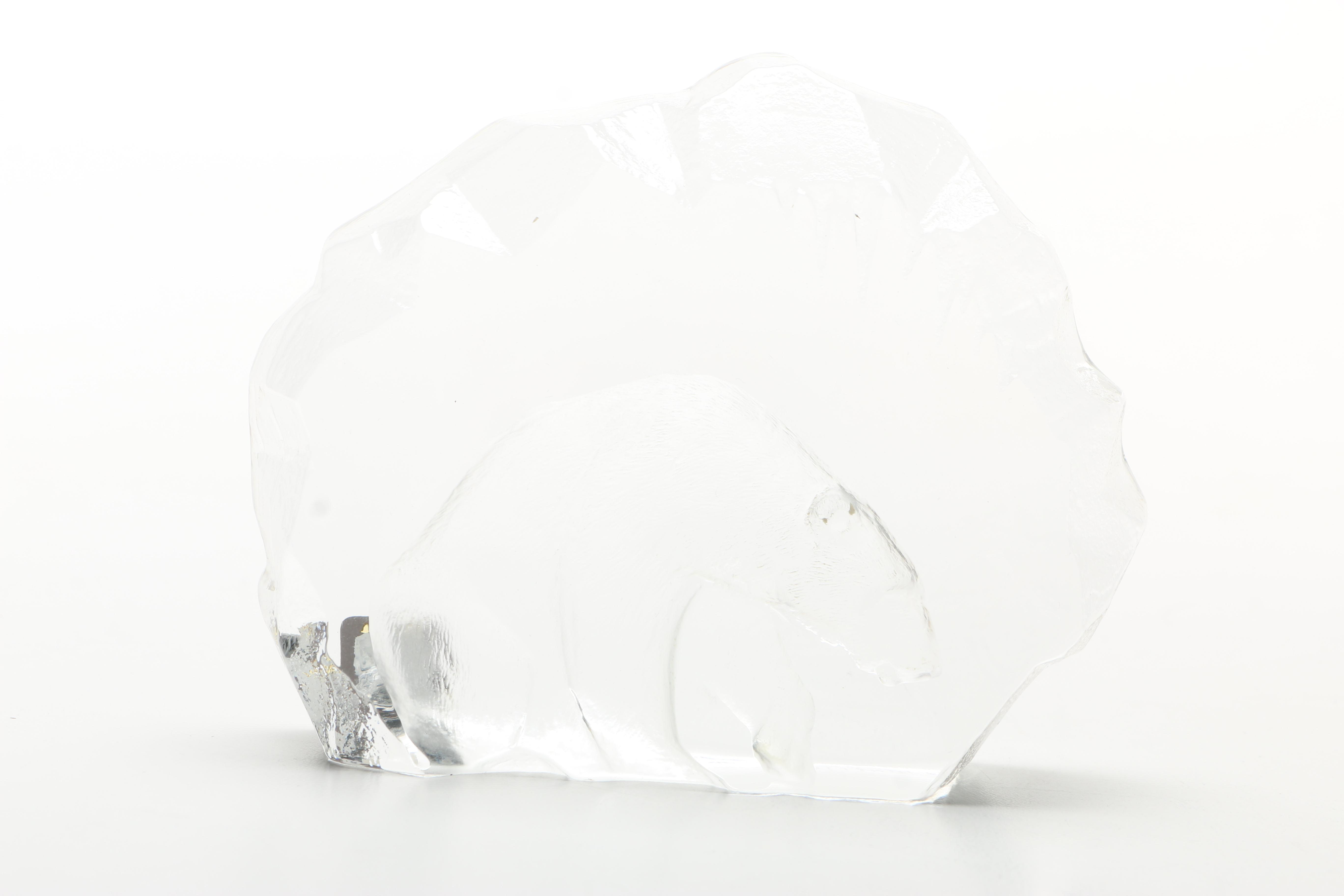 Mats Jonasson and Other Glass and Crystal Polar Bears