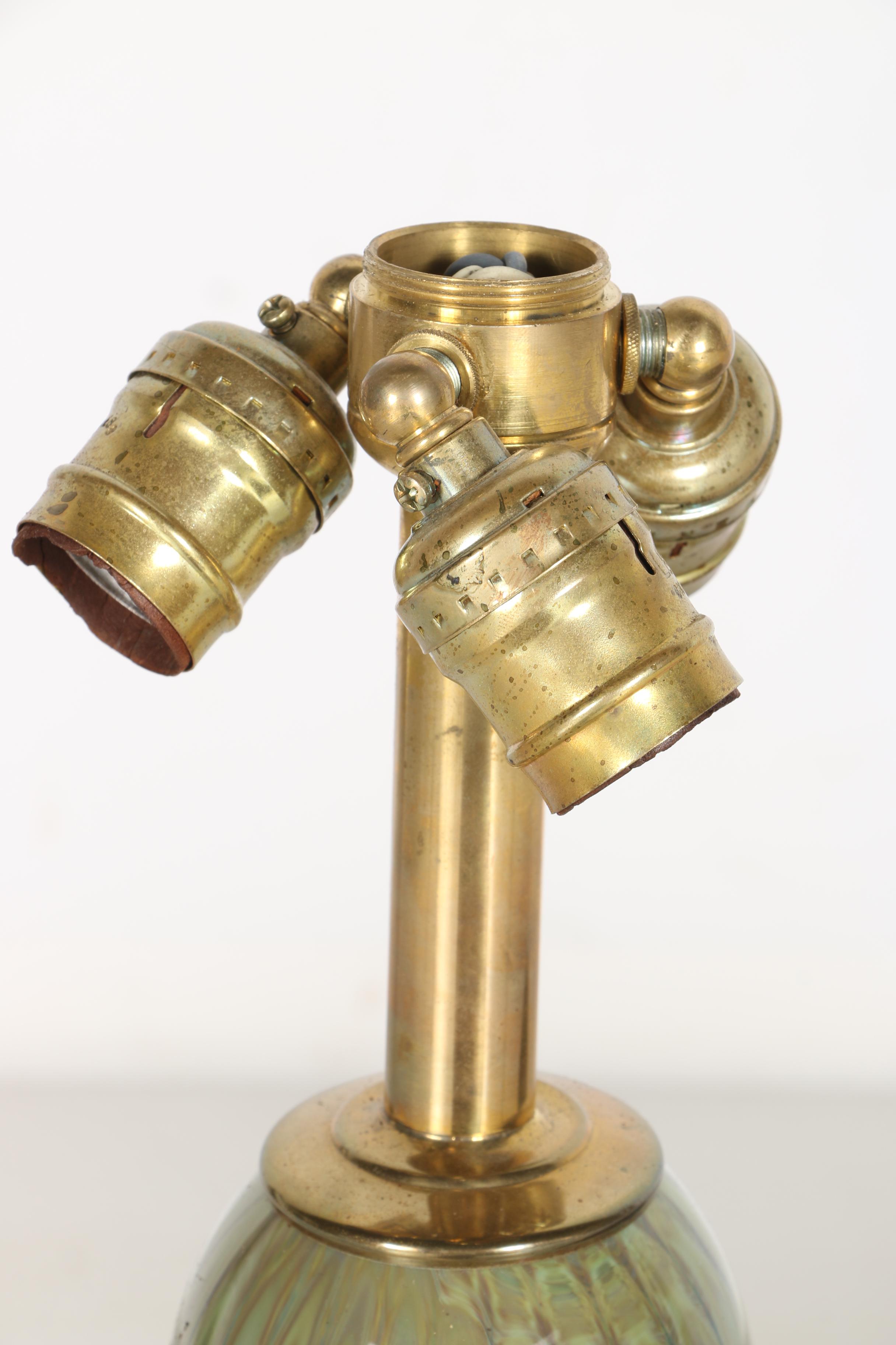 Joe Clearman 1999 Blown Glass Lamp