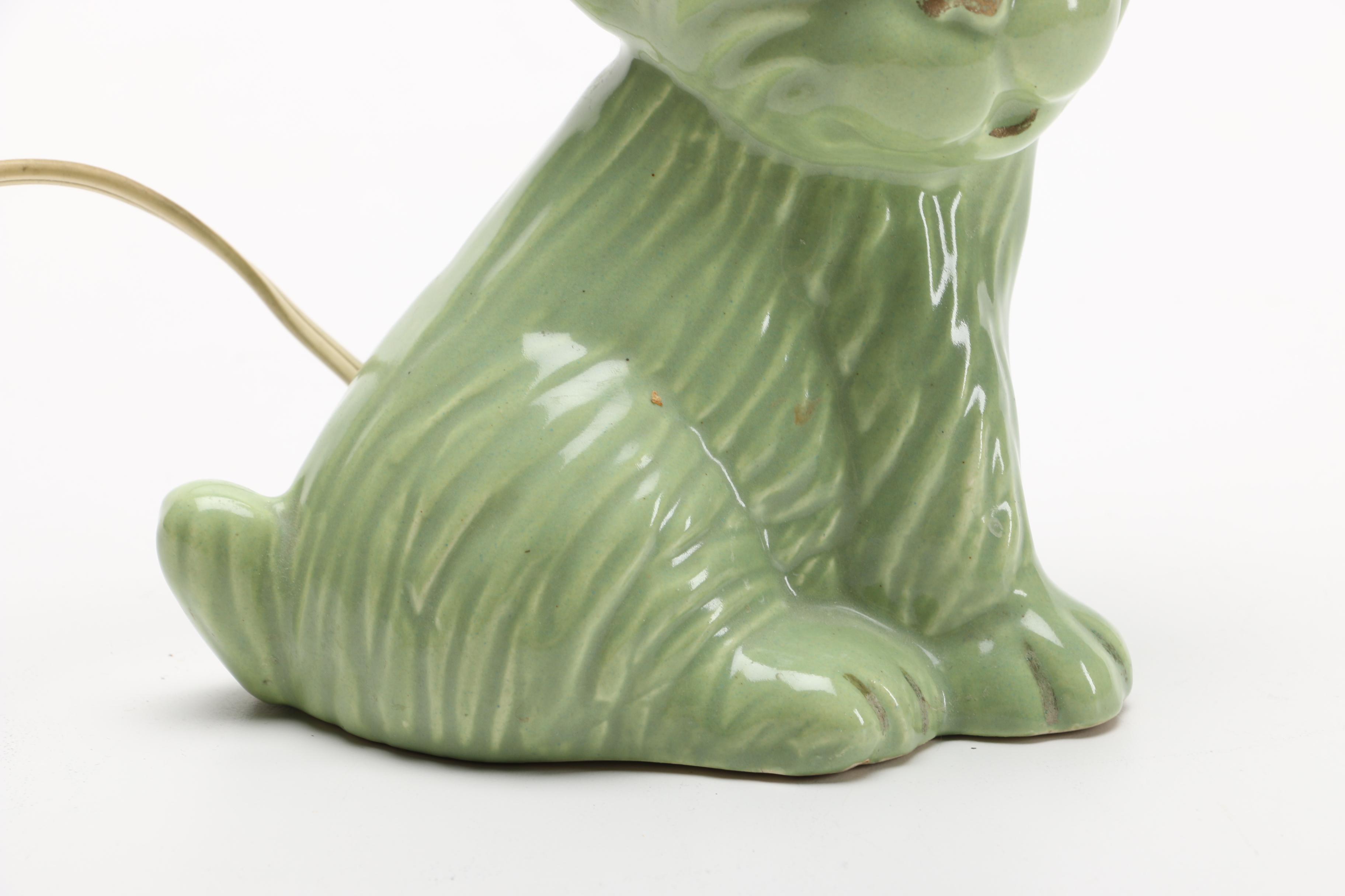 Novelty Vintage Dog Lamp And Clock