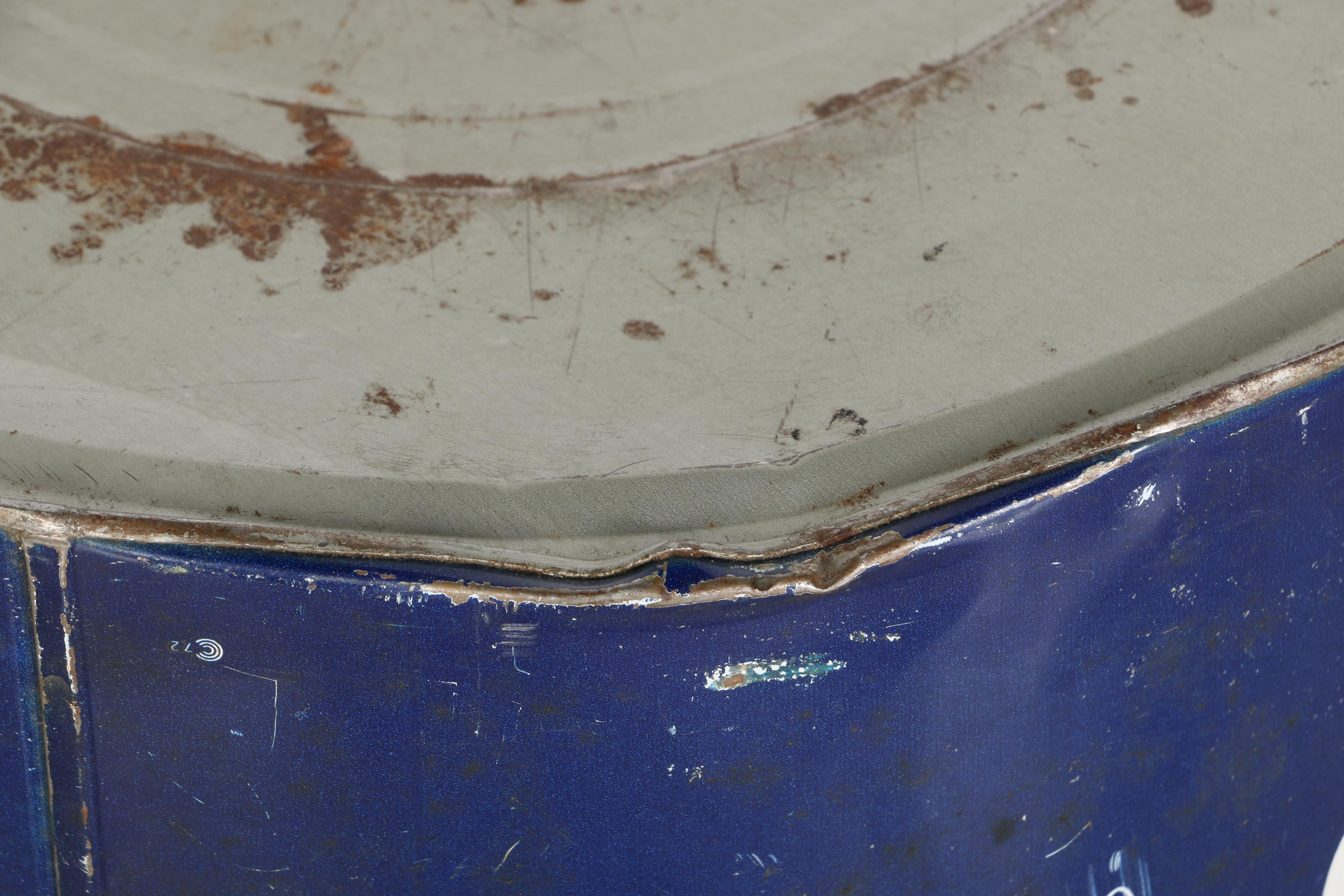 Vintage "Streck Superior Brand" Steel Lard Can