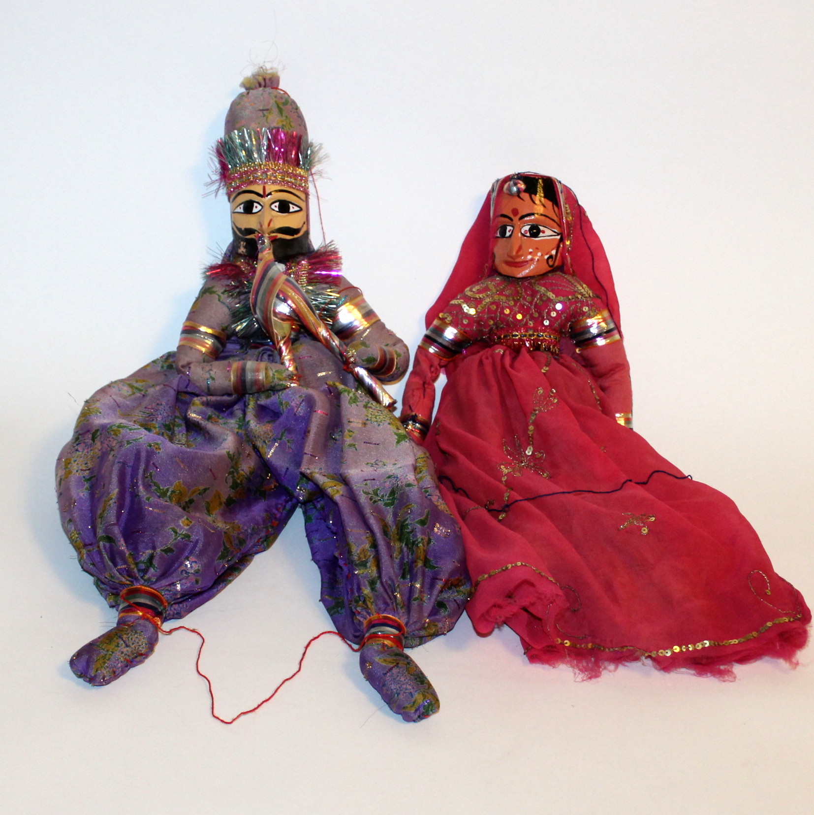 Pair of Indian Marionettes