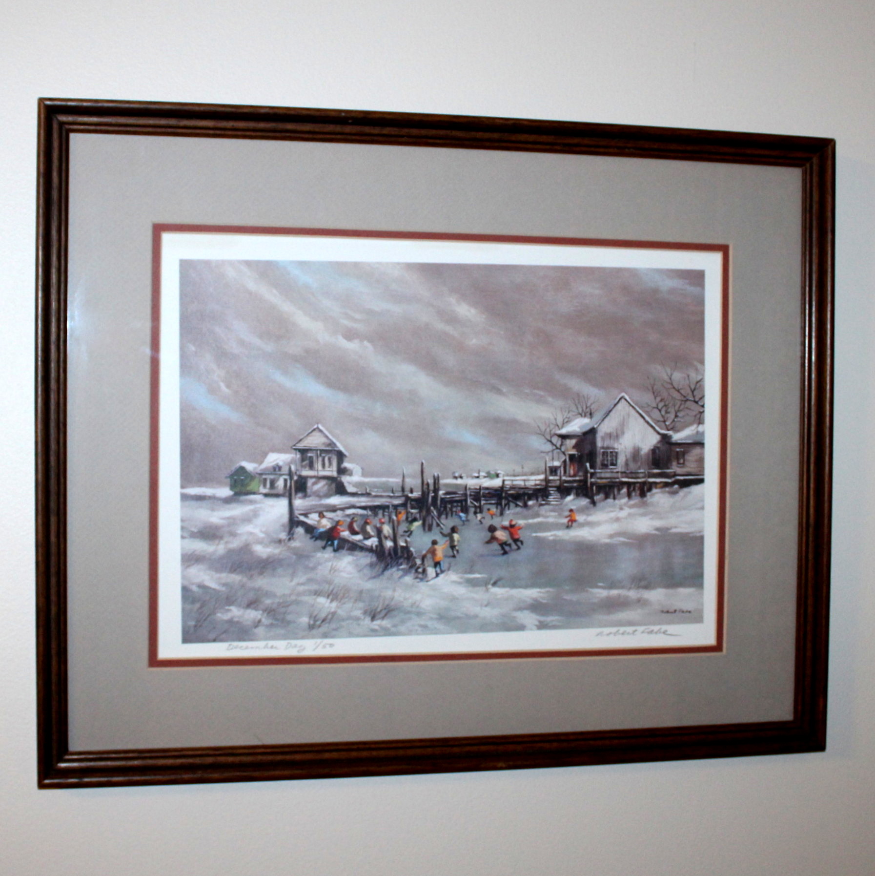 Robert Fabe Signed and Numbered 1/50 Print "December Day"