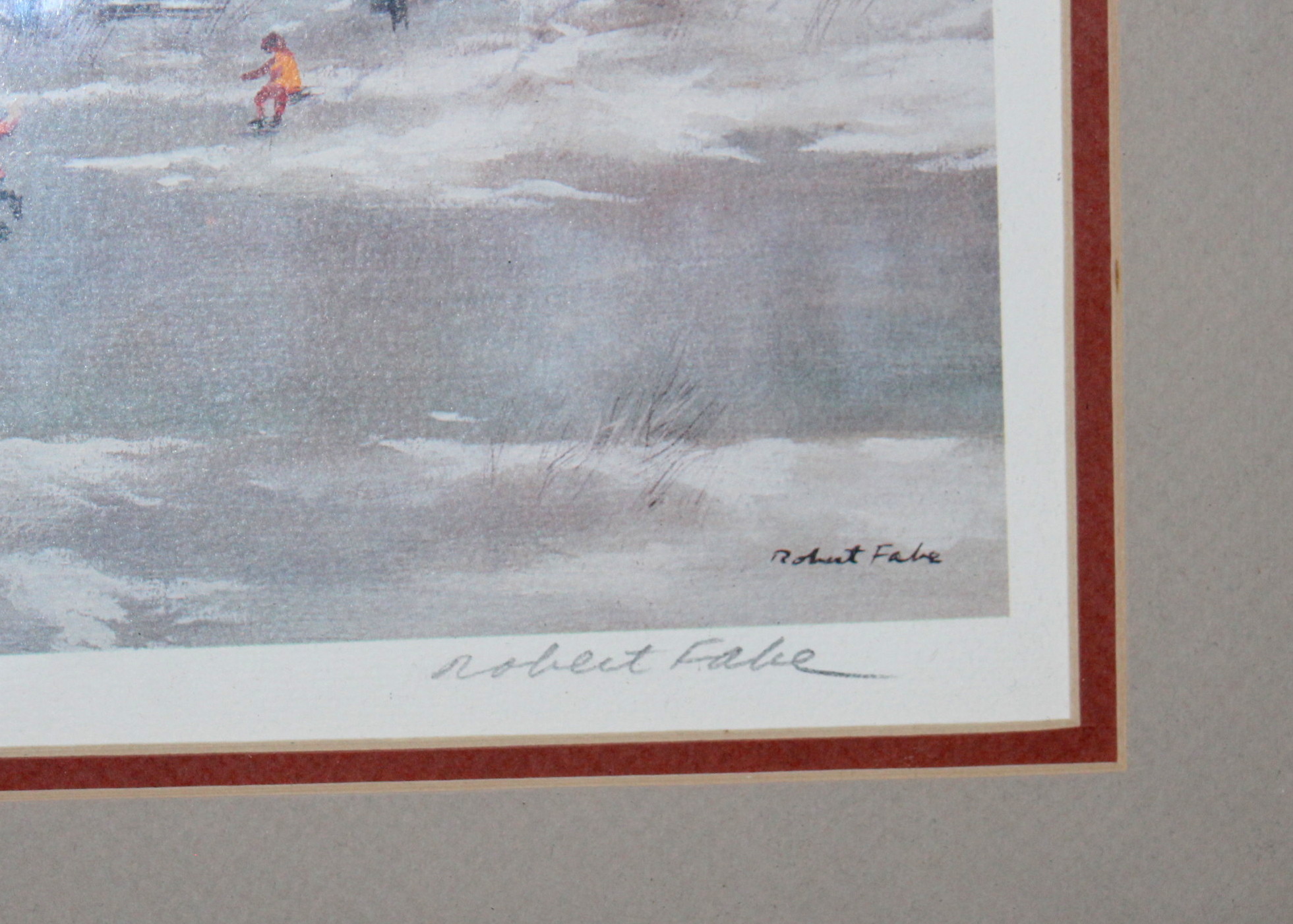 Robert Fabe Signed and Numbered 1/50 Print "December Day"