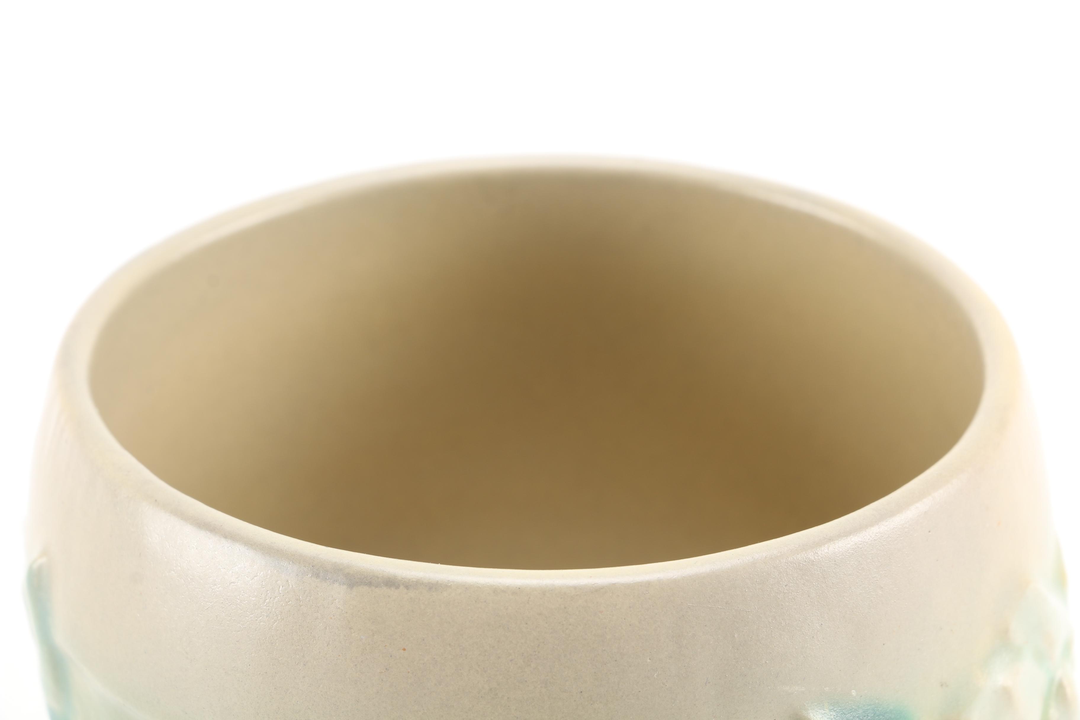 Roseville Pottery "White Rose", "Foxglove" and "White Lily" Vessels