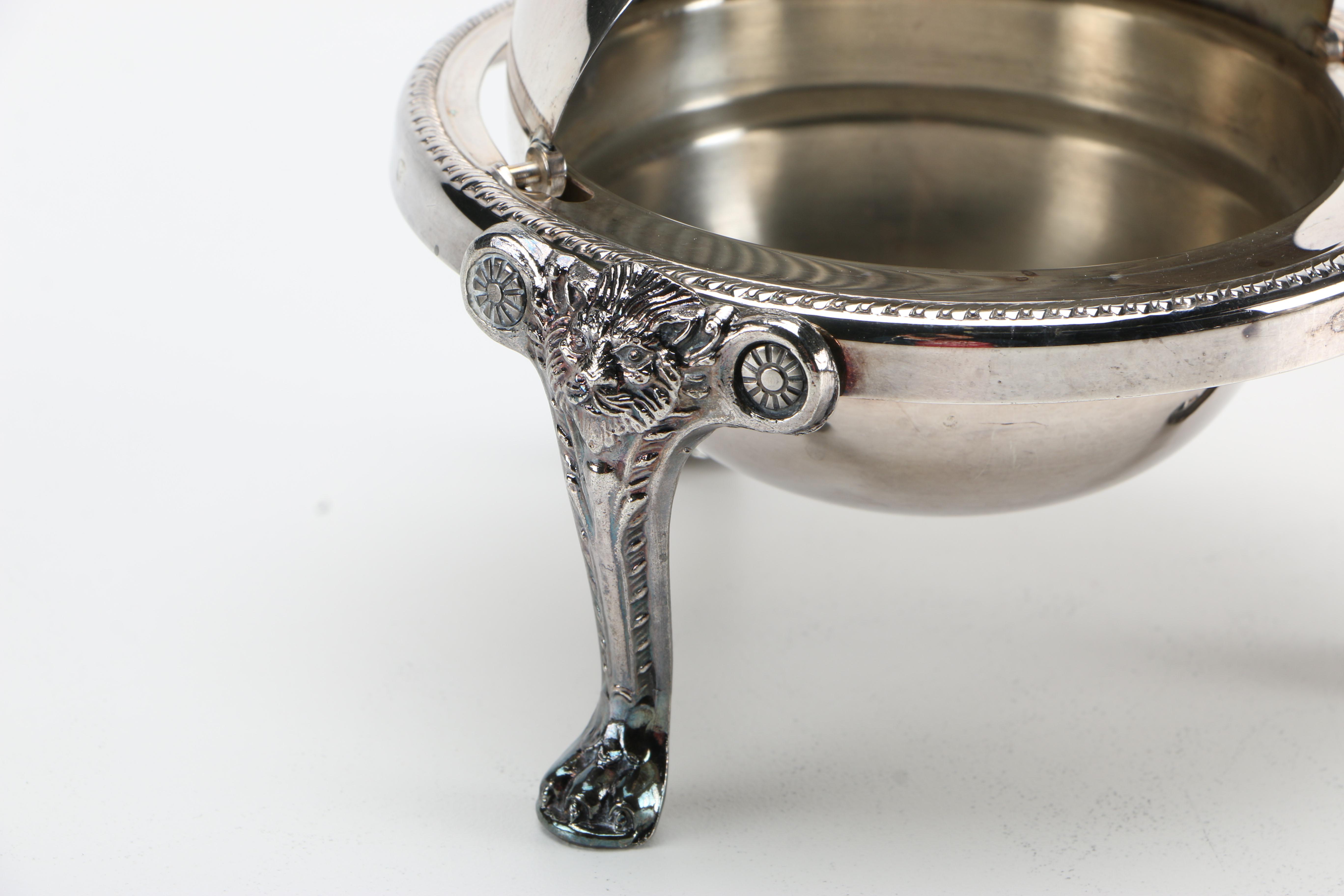 F.B. Rogers and Other Silver Plate Serving Dishes