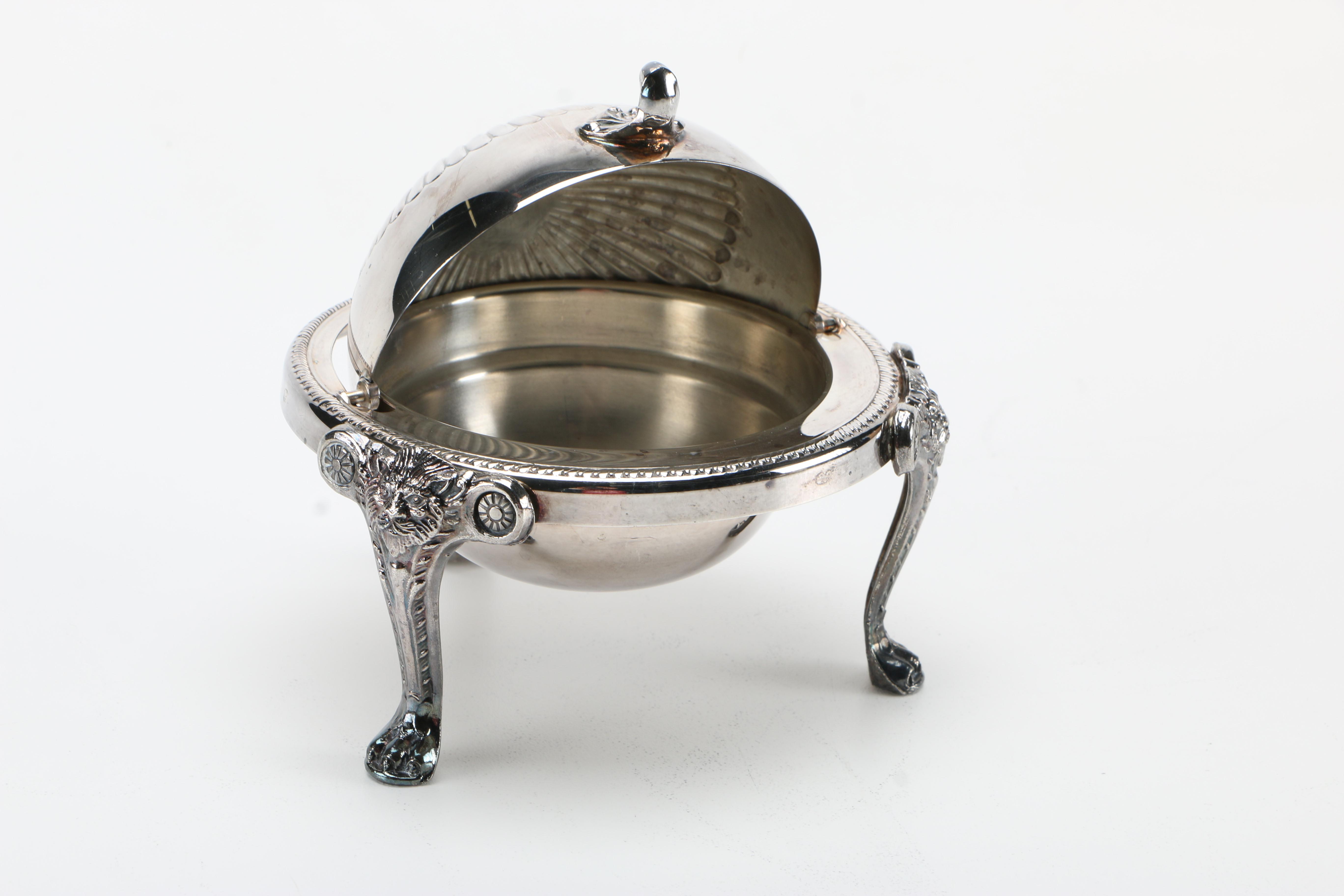 F.B. Rogers and Other Silver Plate Serving Dishes