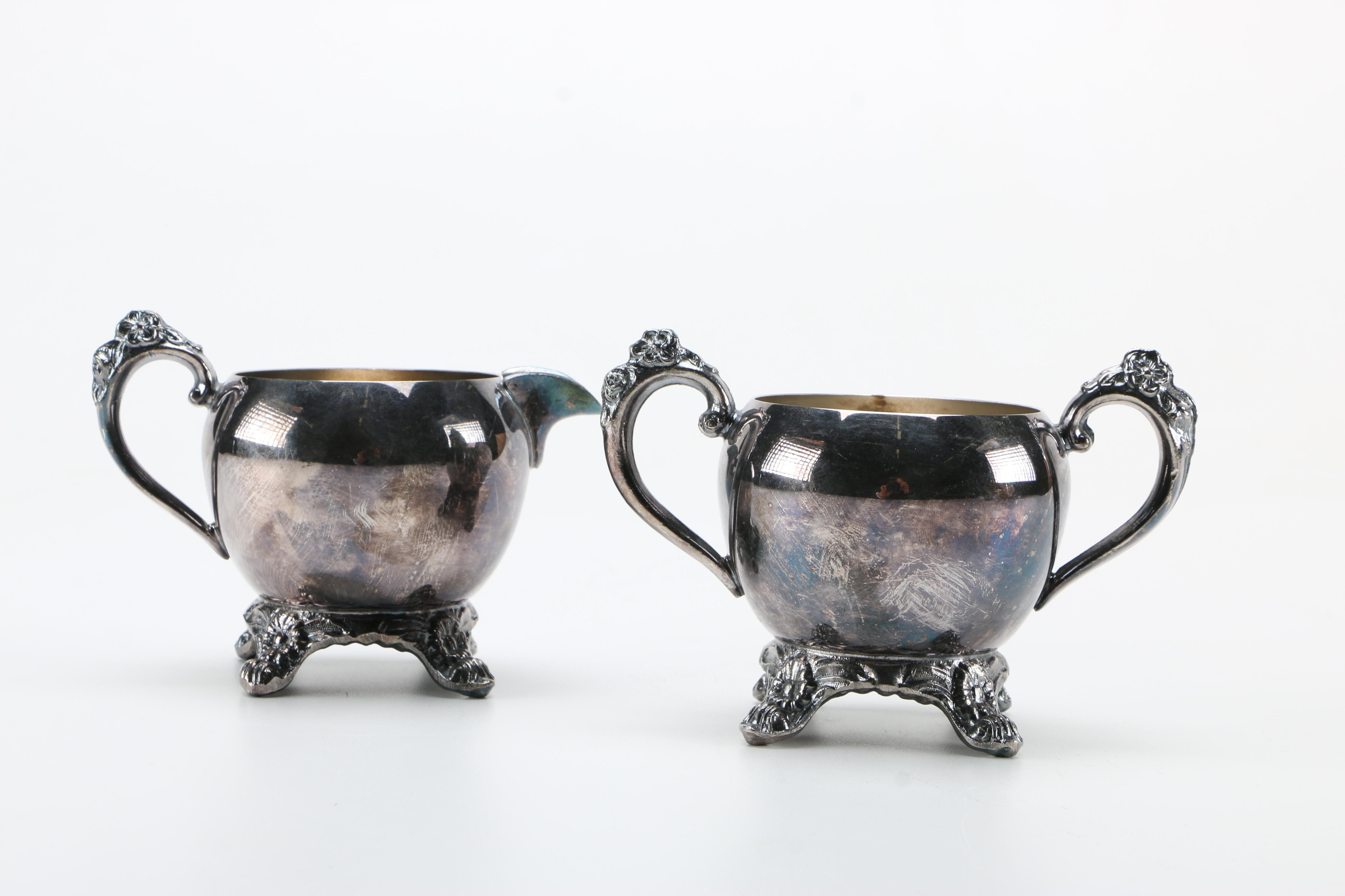 F.B. Rogers and Other Silver Plate Serving Dishes