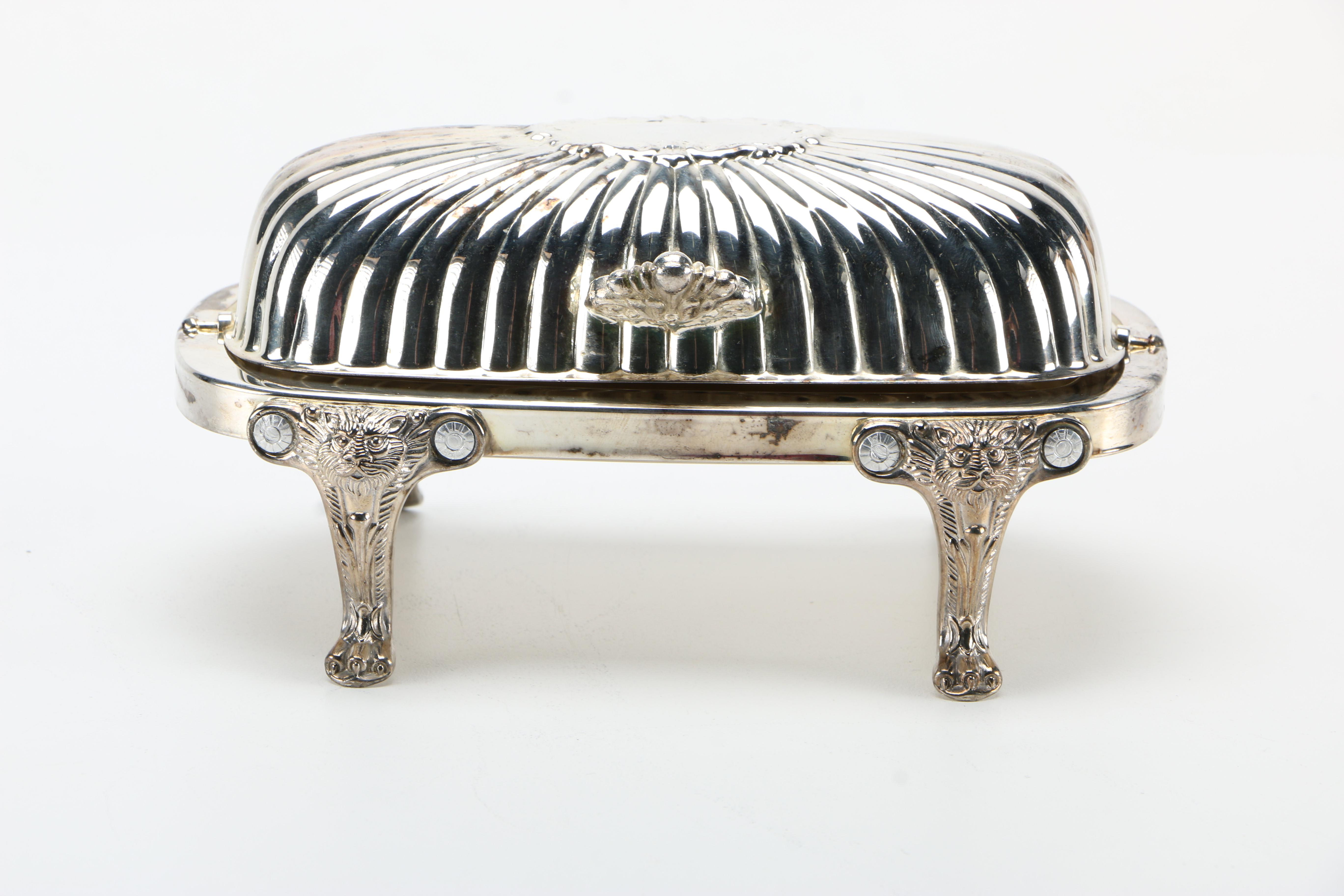F.B. Rogers and Other Silver Plate Serving Dishes