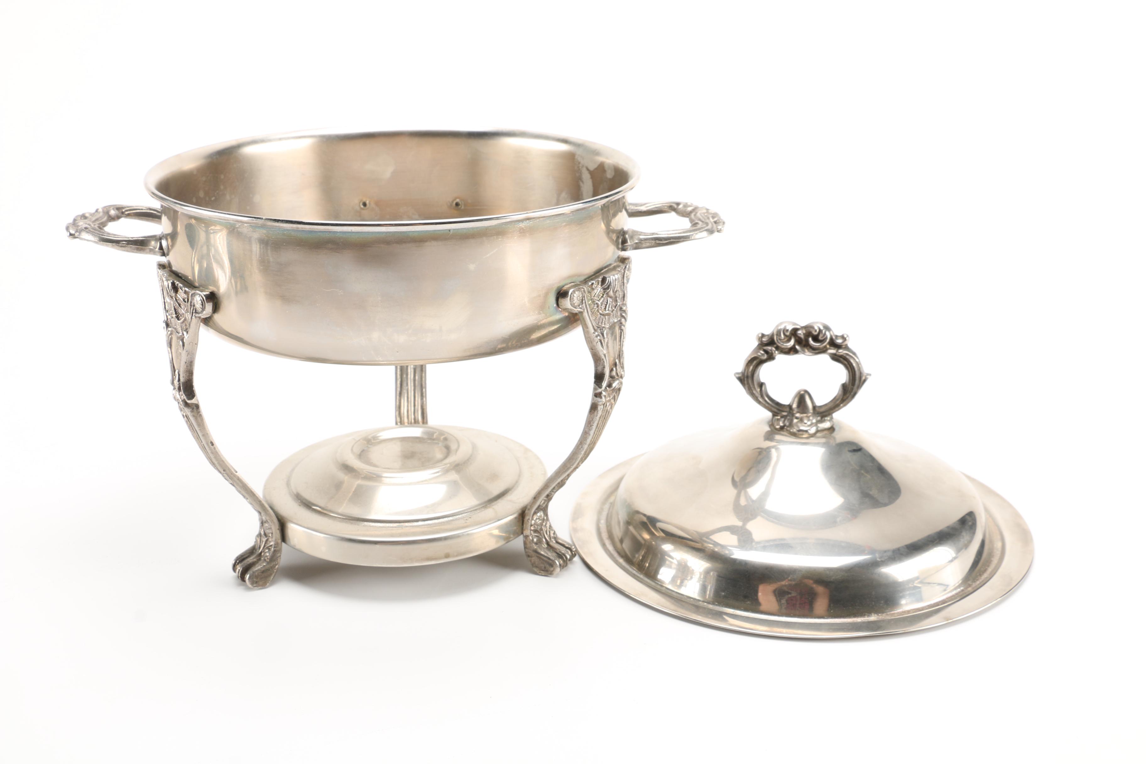 Silver Plate Servingware Including Wm Rogers and Godinger