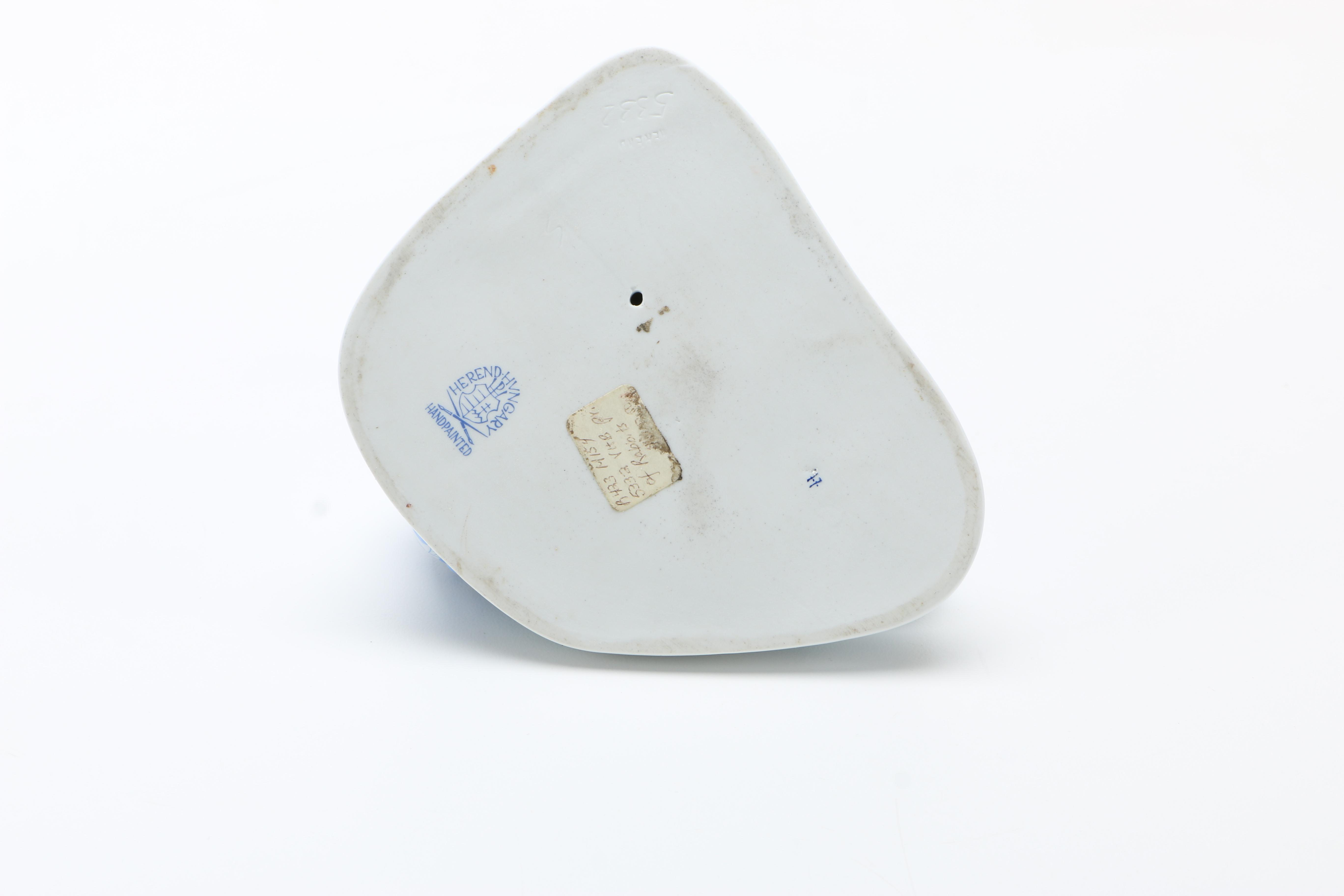 Herend Pair of Rabbit Figures