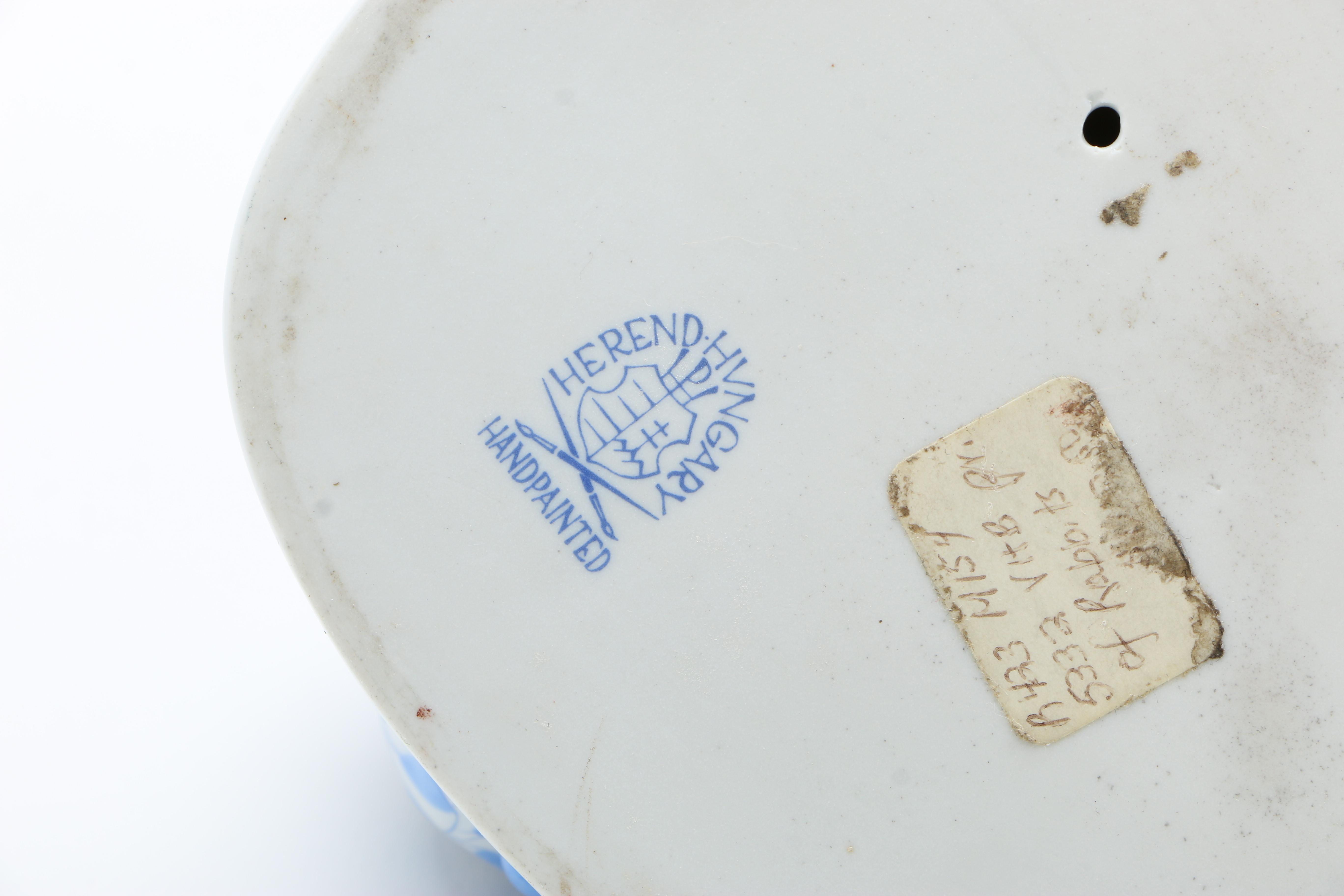 Herend Pair of Rabbit Figures