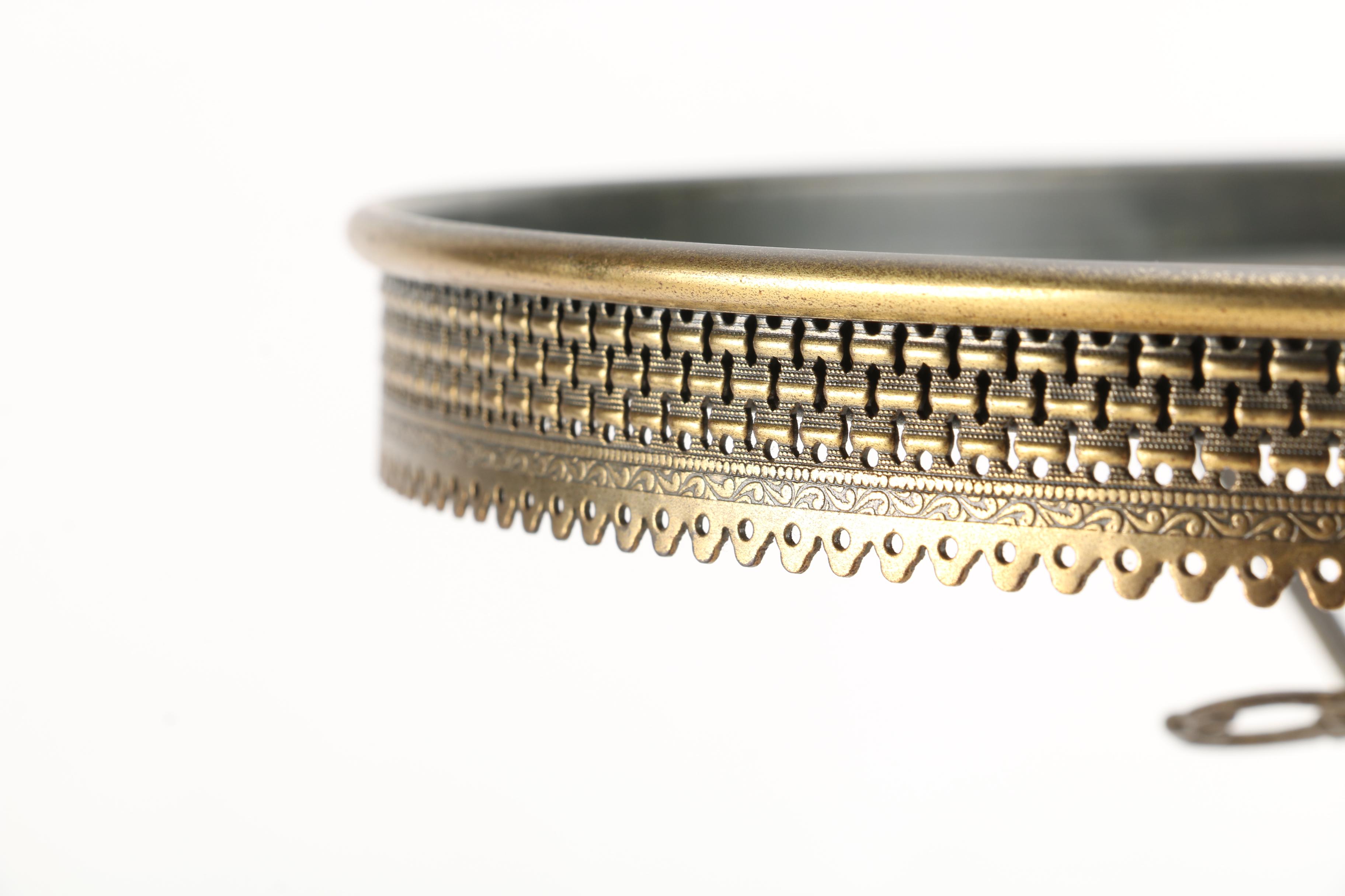 Fenton Hurricane Lamp and Books