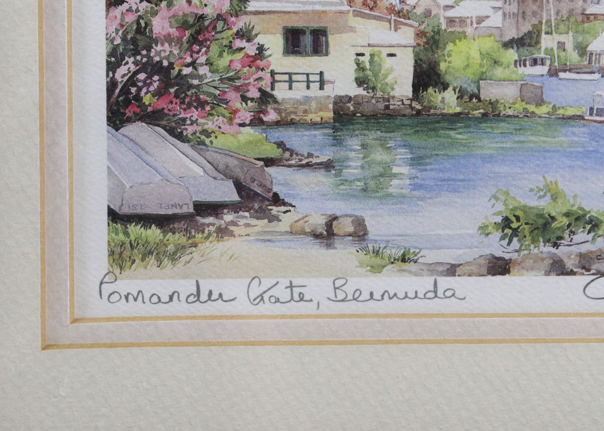 Print of Pomander Gate, Bermuda by Carole Holding