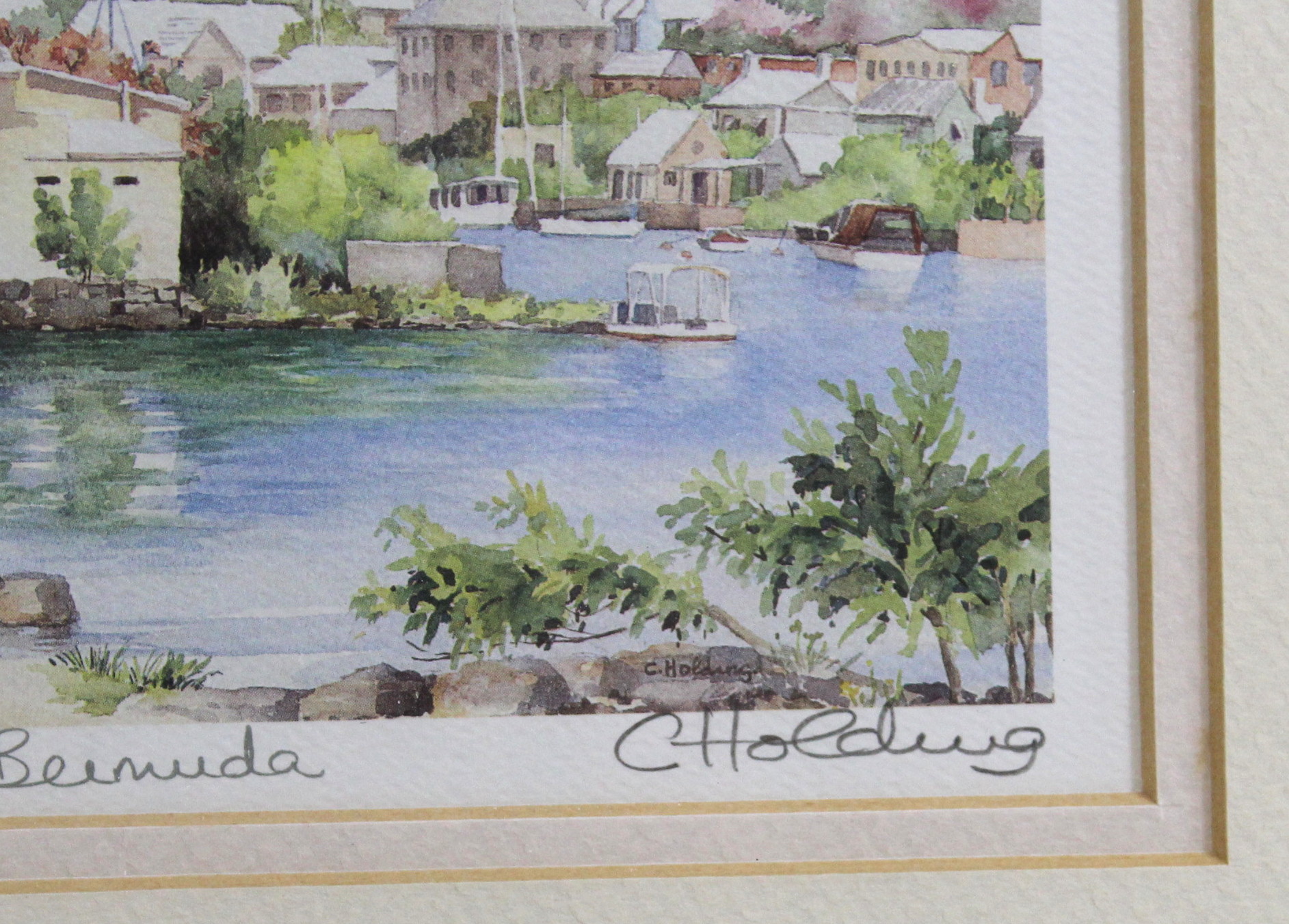 Print of Pomander Gate, Bermuda by Carole Holding