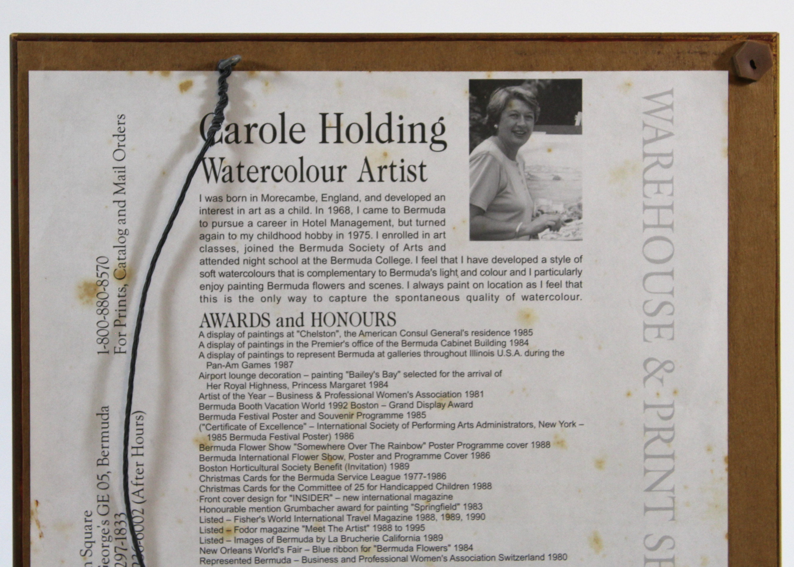 Print of Pomander Gate, Bermuda by Carole Holding