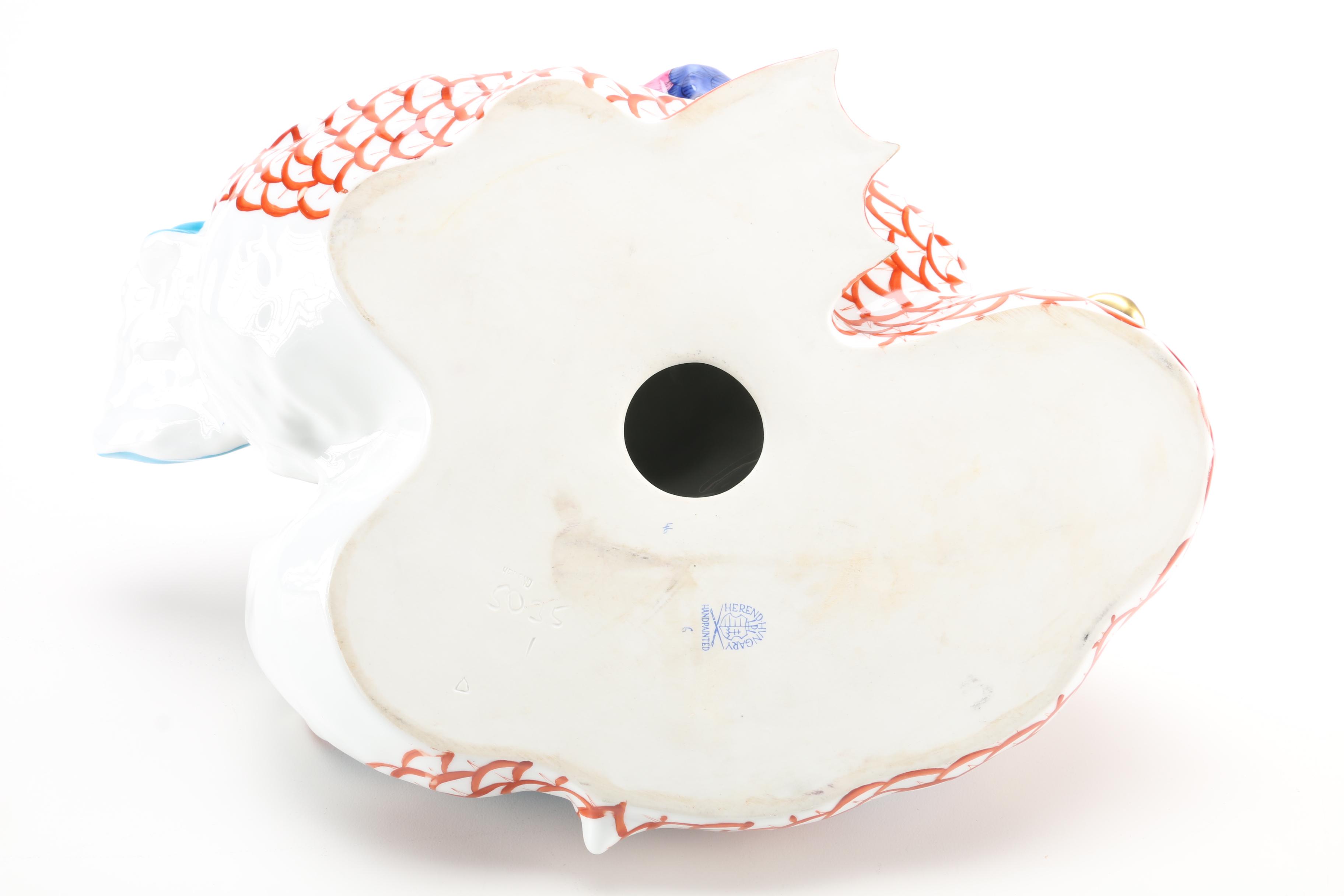 Herend Hungary Duck Pair Figurine