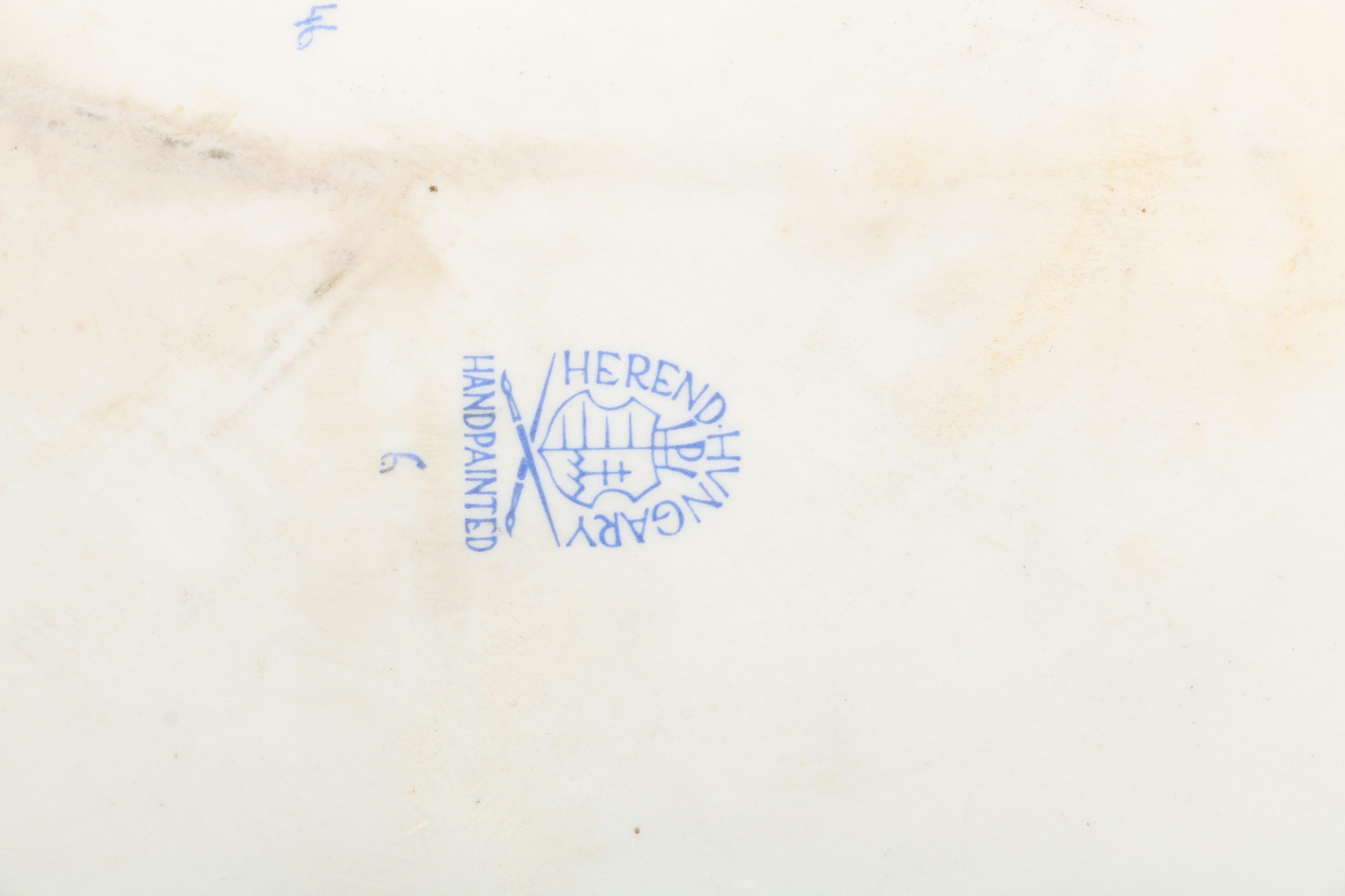 Herend Hungary Duck Pair Figurine