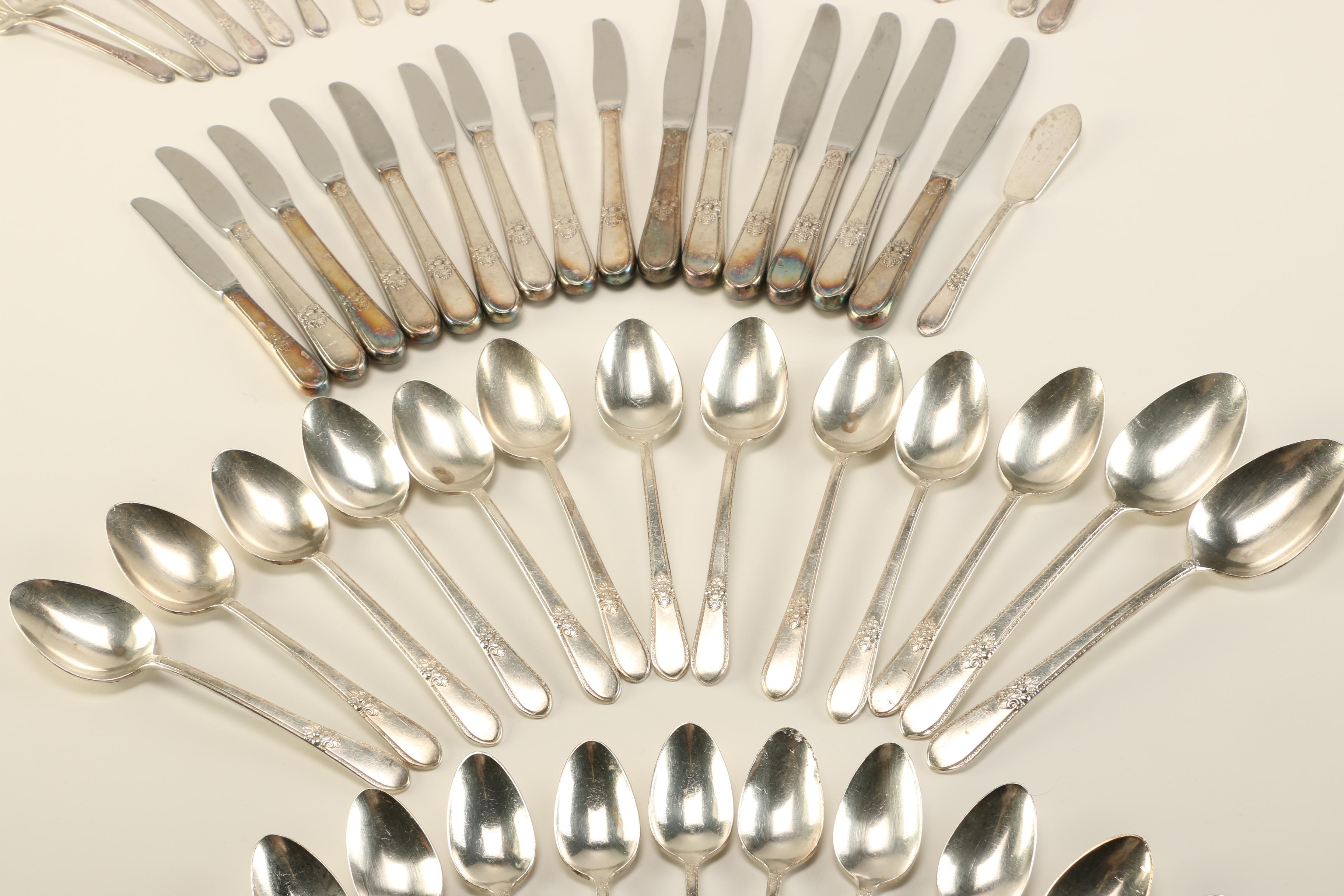 International Silver "Adoration" Silver Plate Flatware
