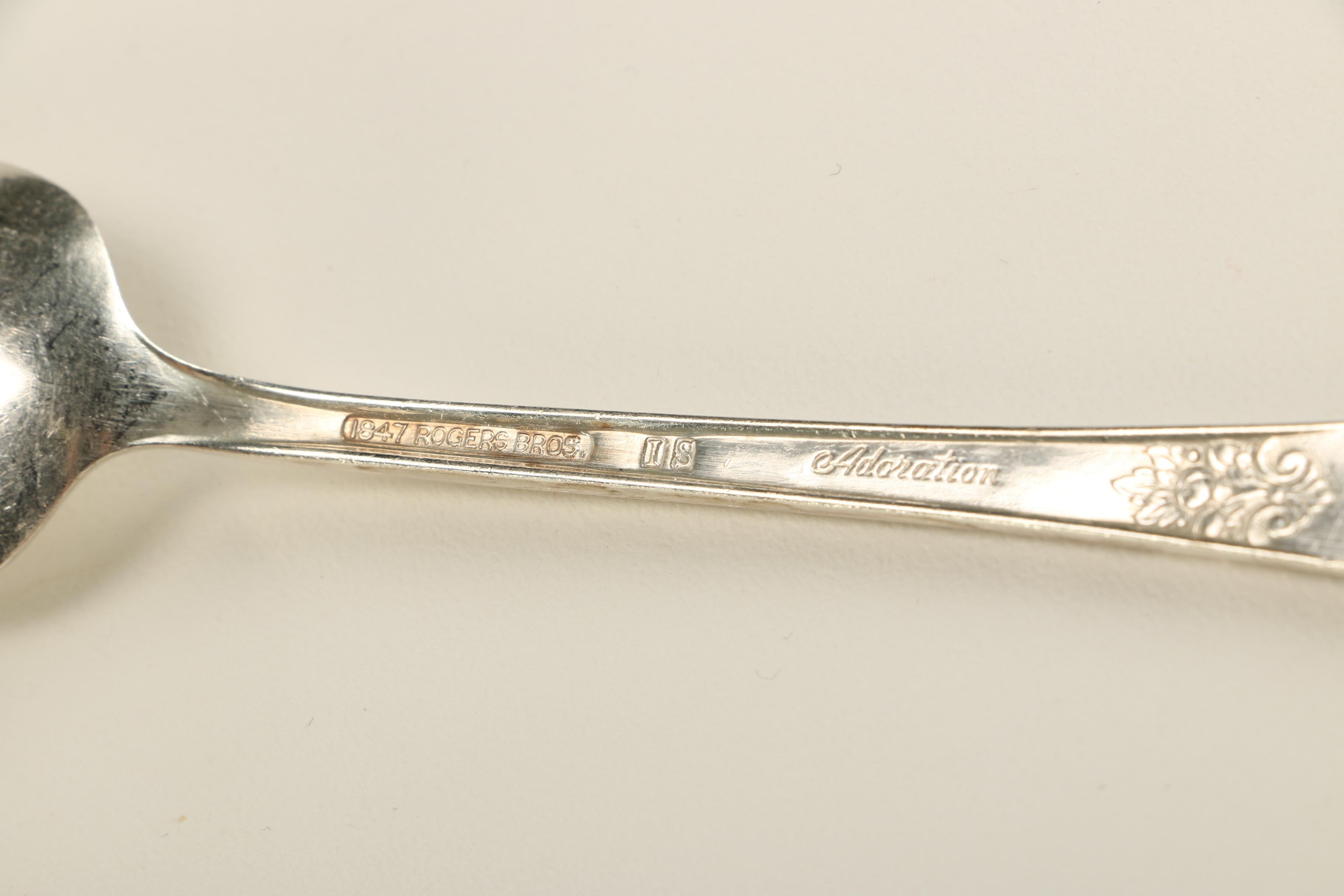 International Silver "Adoration" Silver Plate Flatware