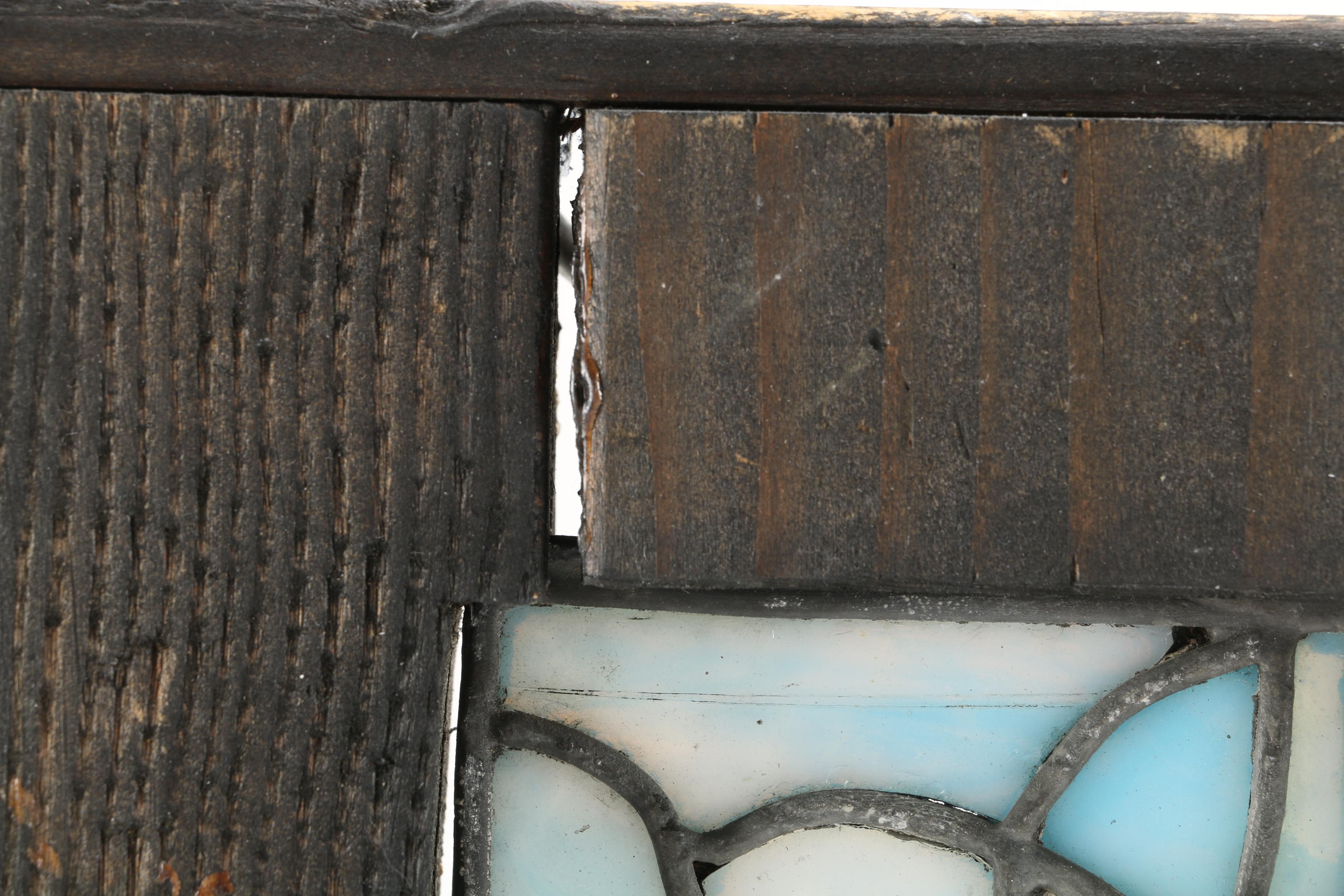 Stained Glass Panel of Windmill