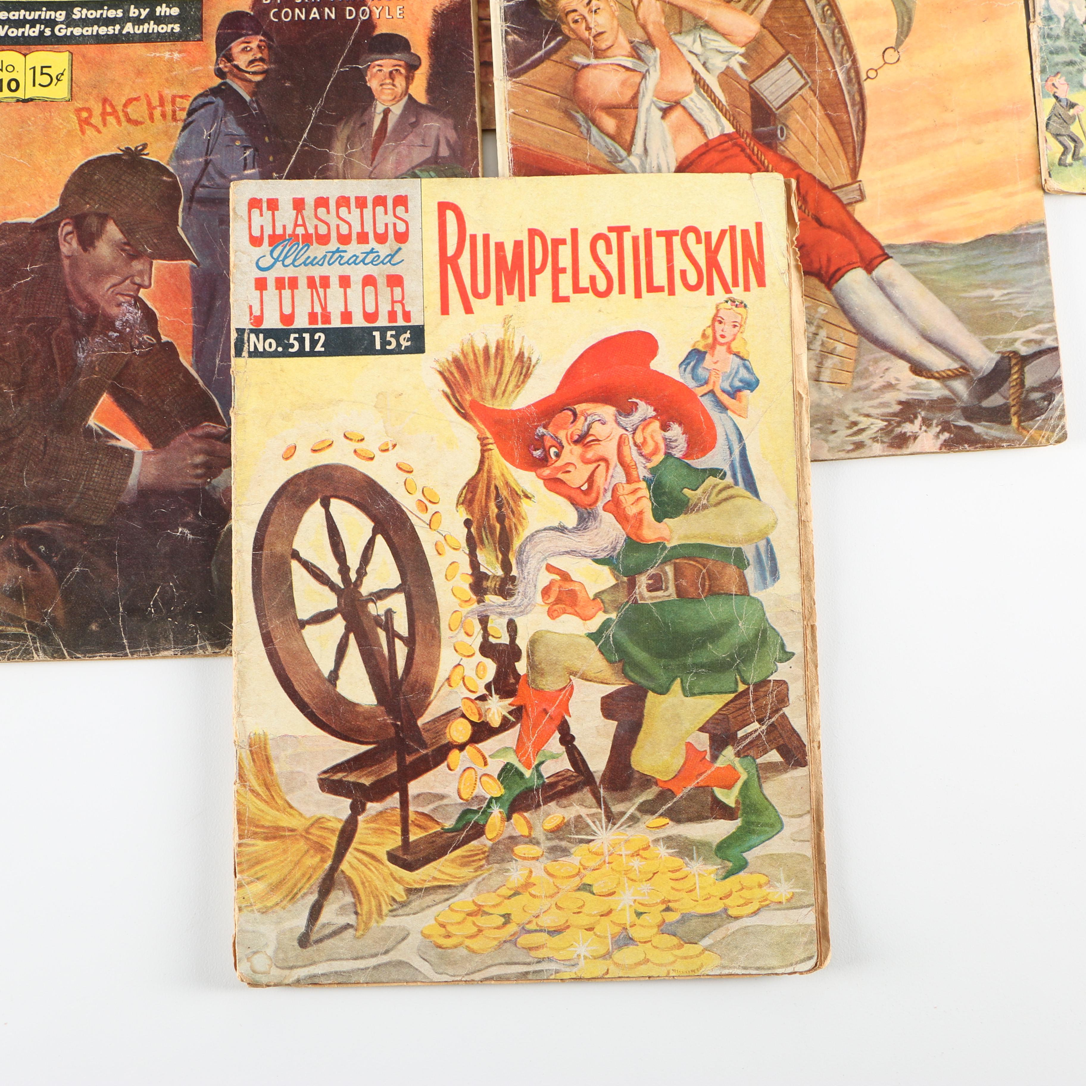 Assortment of Children Comic Books Featuring "Classics Illustrated"