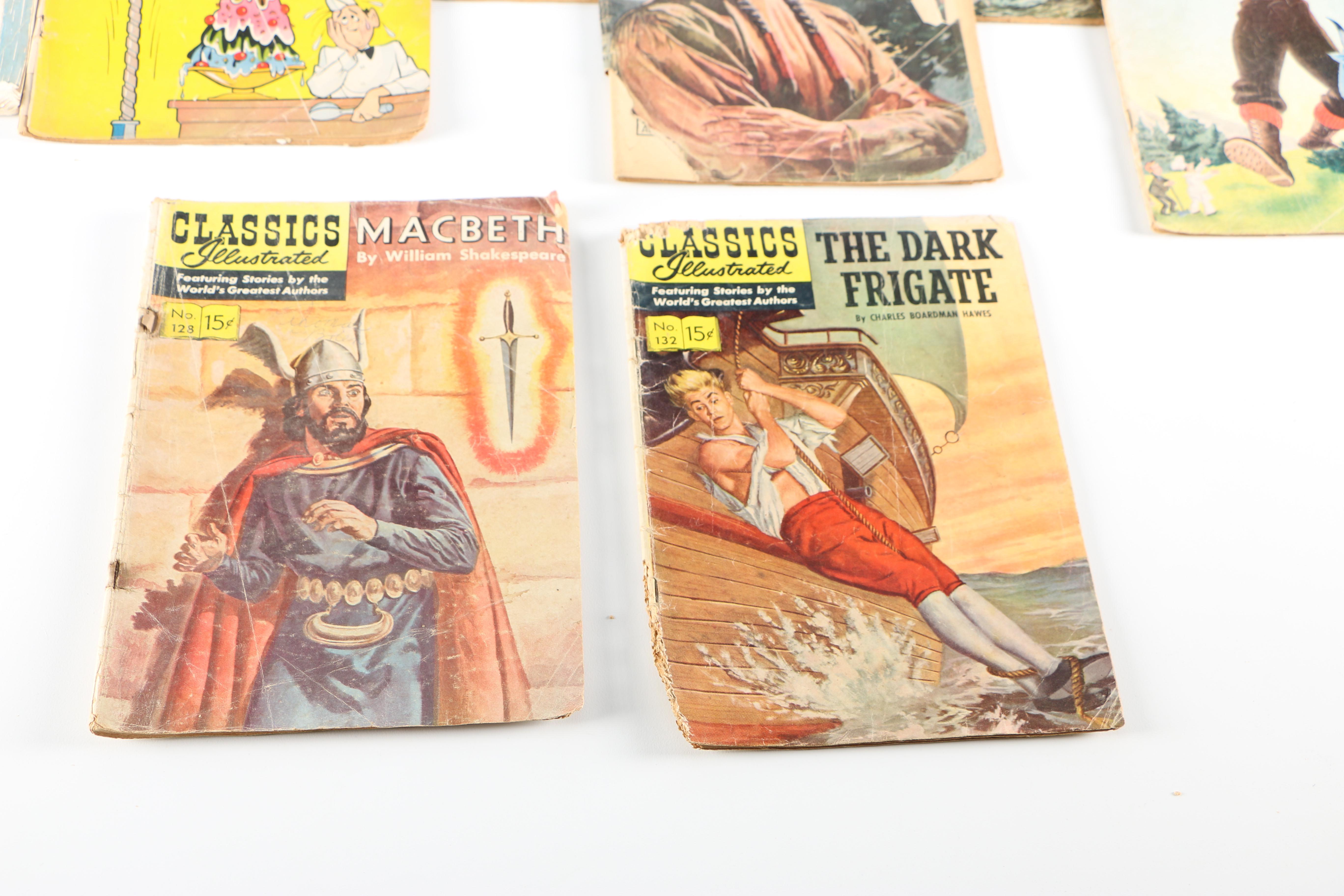 Assortment of Children Comic Books Featuring "Classics Illustrated"