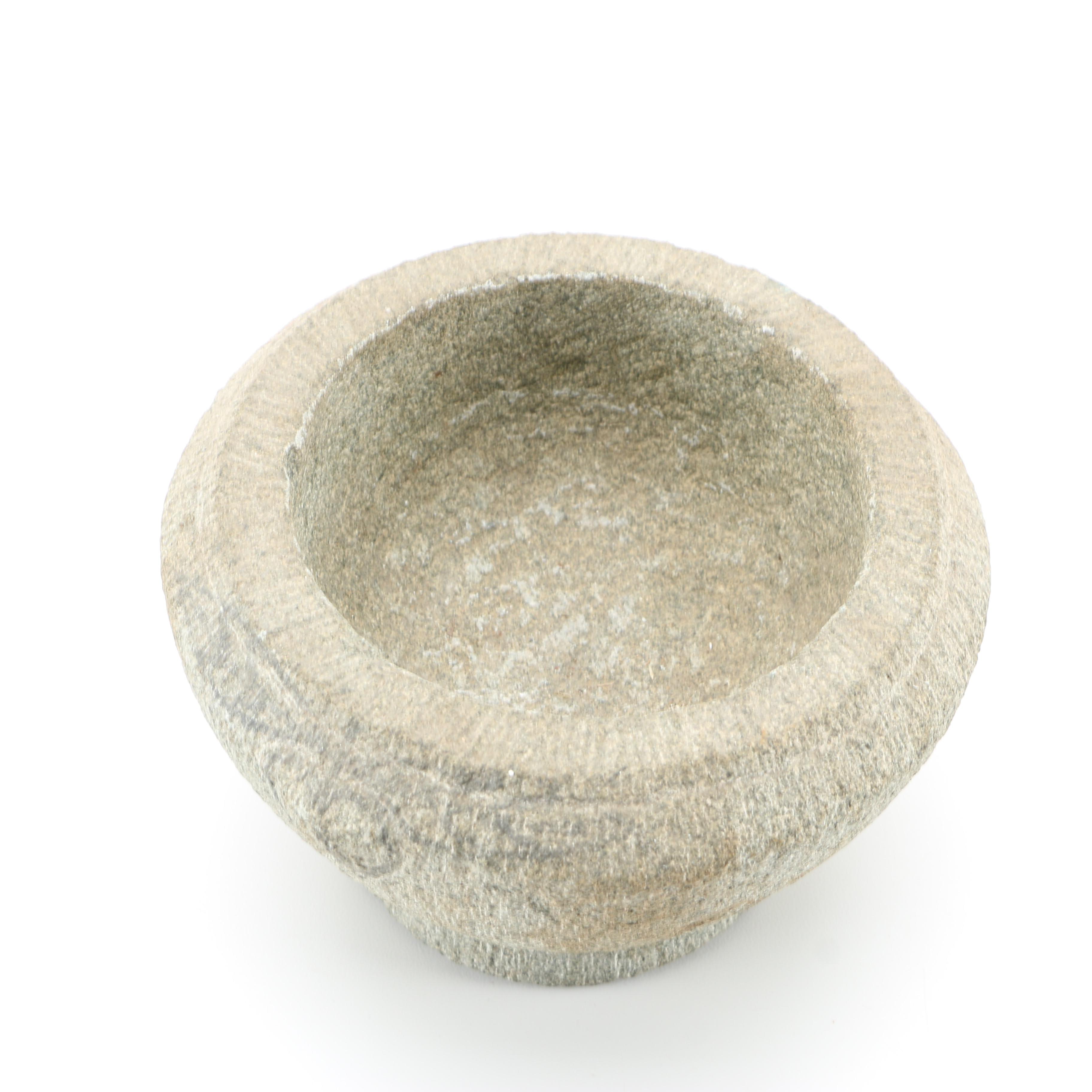 Hand Made Mortar and Pestle