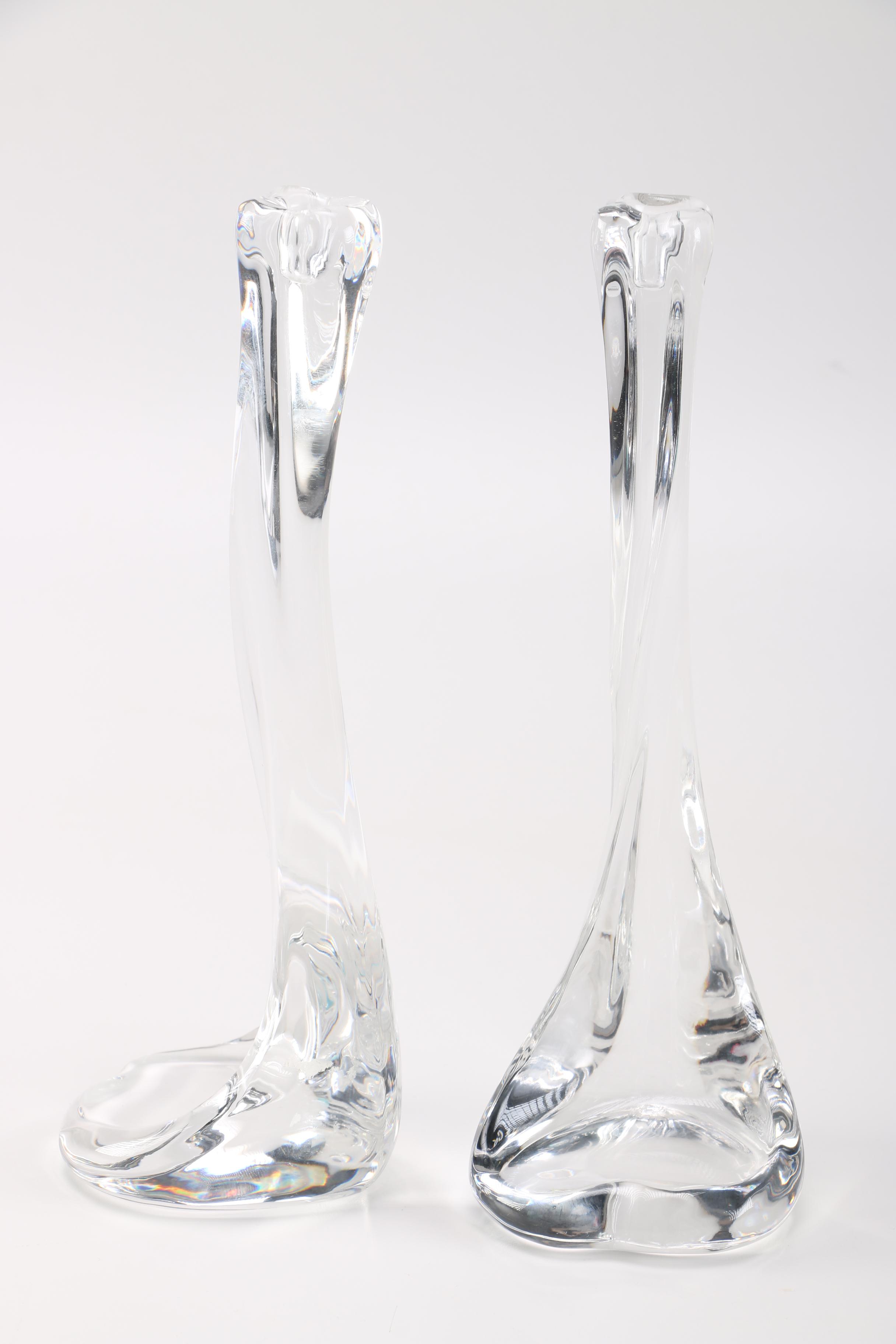 Tiffany & Co Crystal Bud Vases