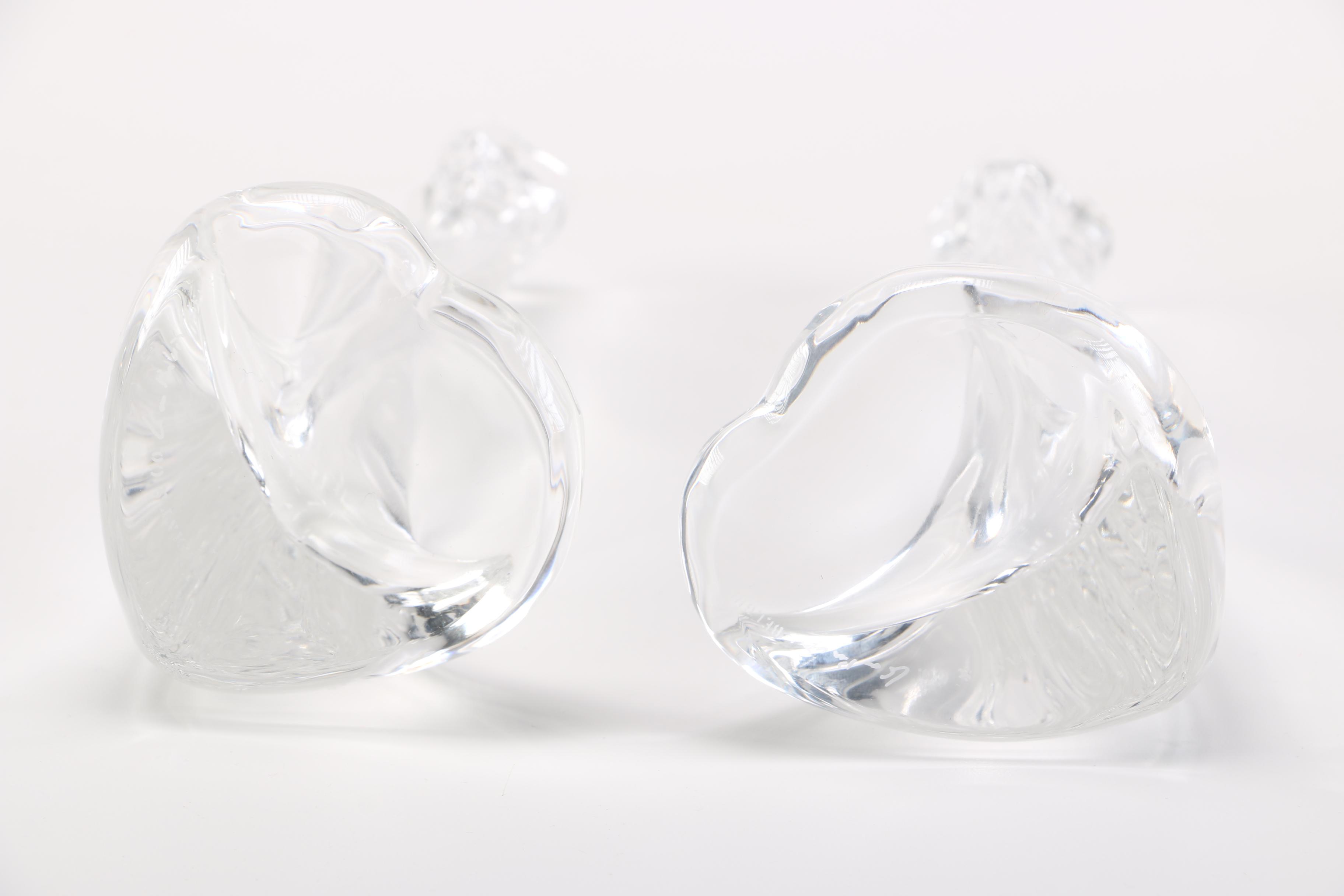 Tiffany & Co Crystal Bud Vases