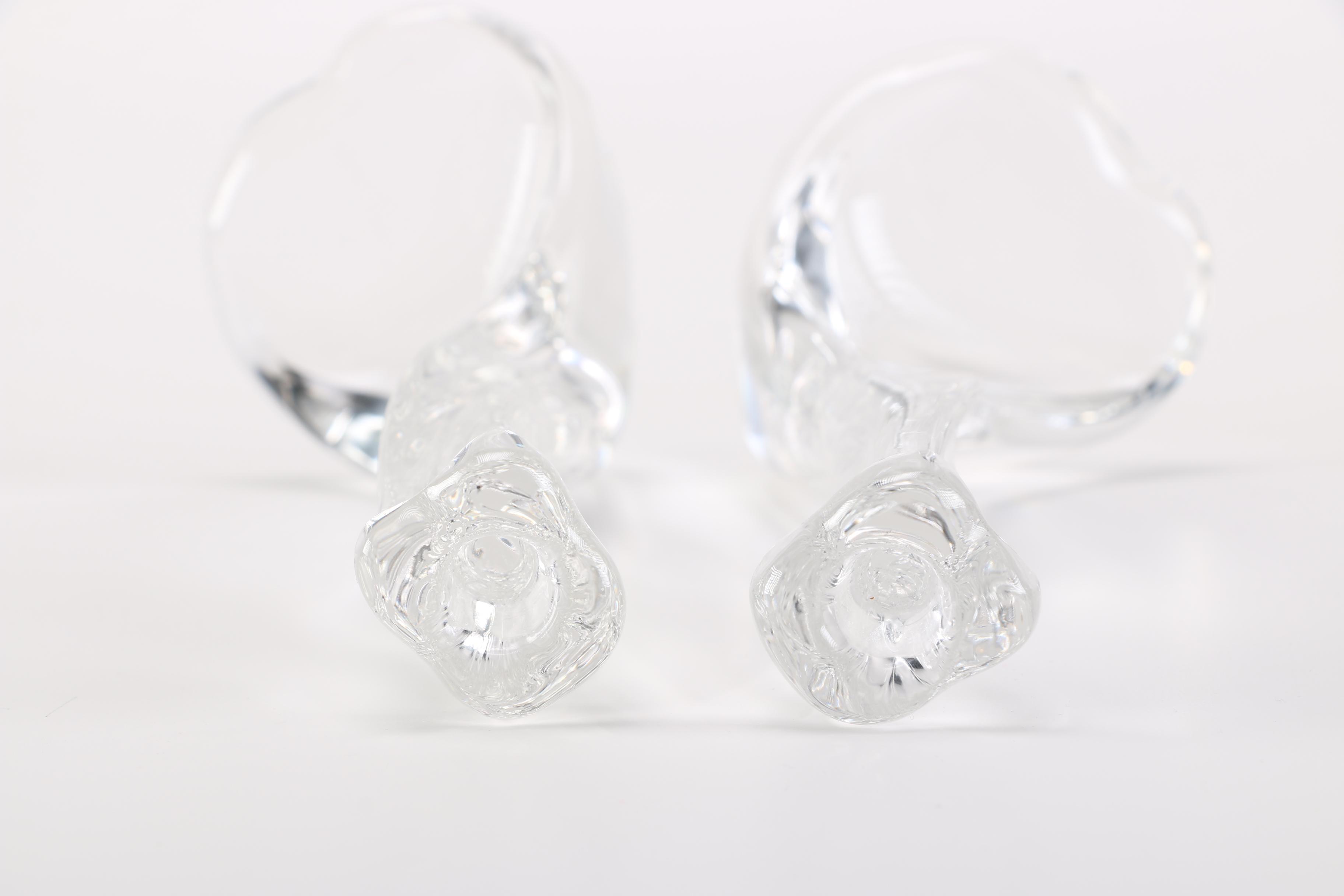 Tiffany & Co Crystal Bud Vases