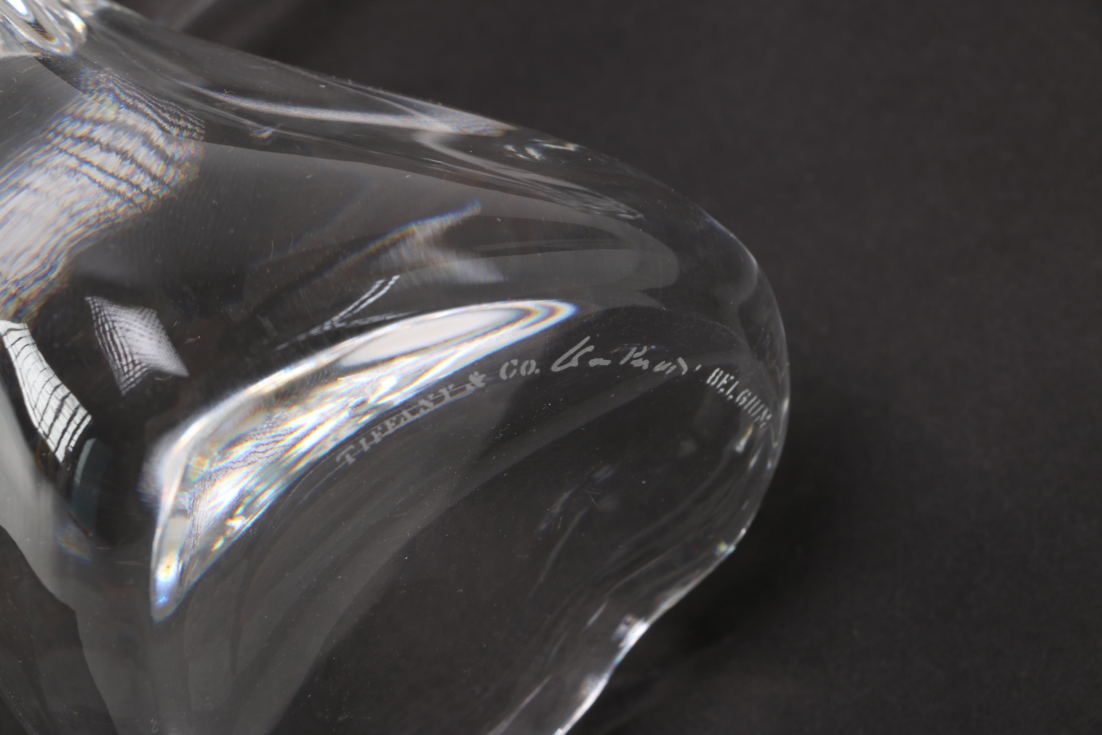 Tiffany & Co Crystal Bud Vases