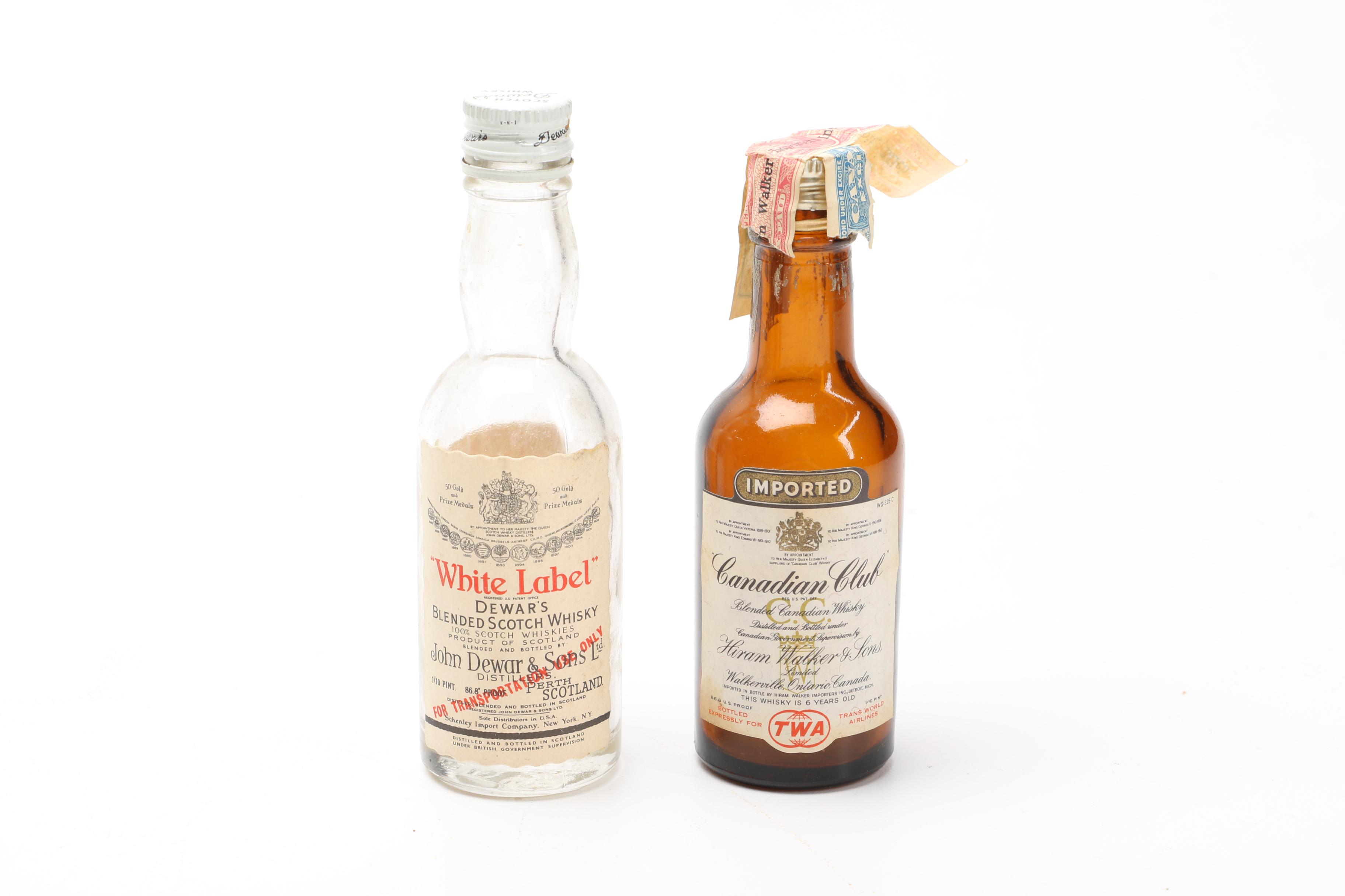 Vintage Miniature Liquor Bottles